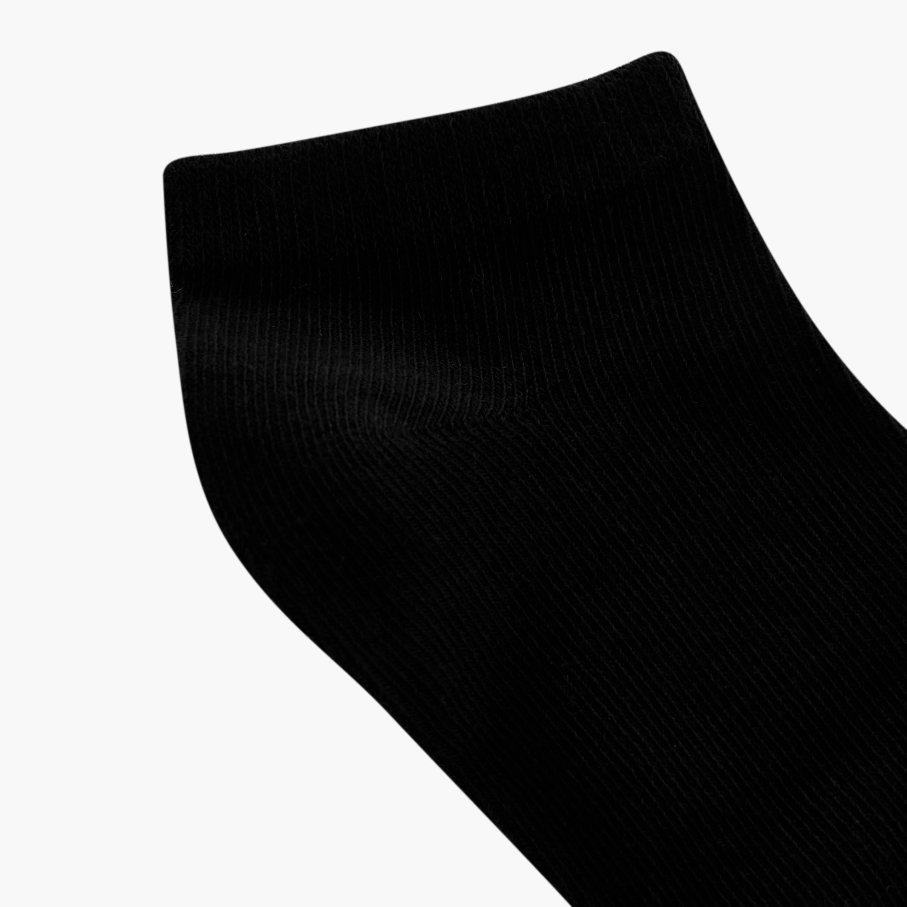 Solid Ankle Length Socks - Set of 5-girls-accessories-socks-image-3