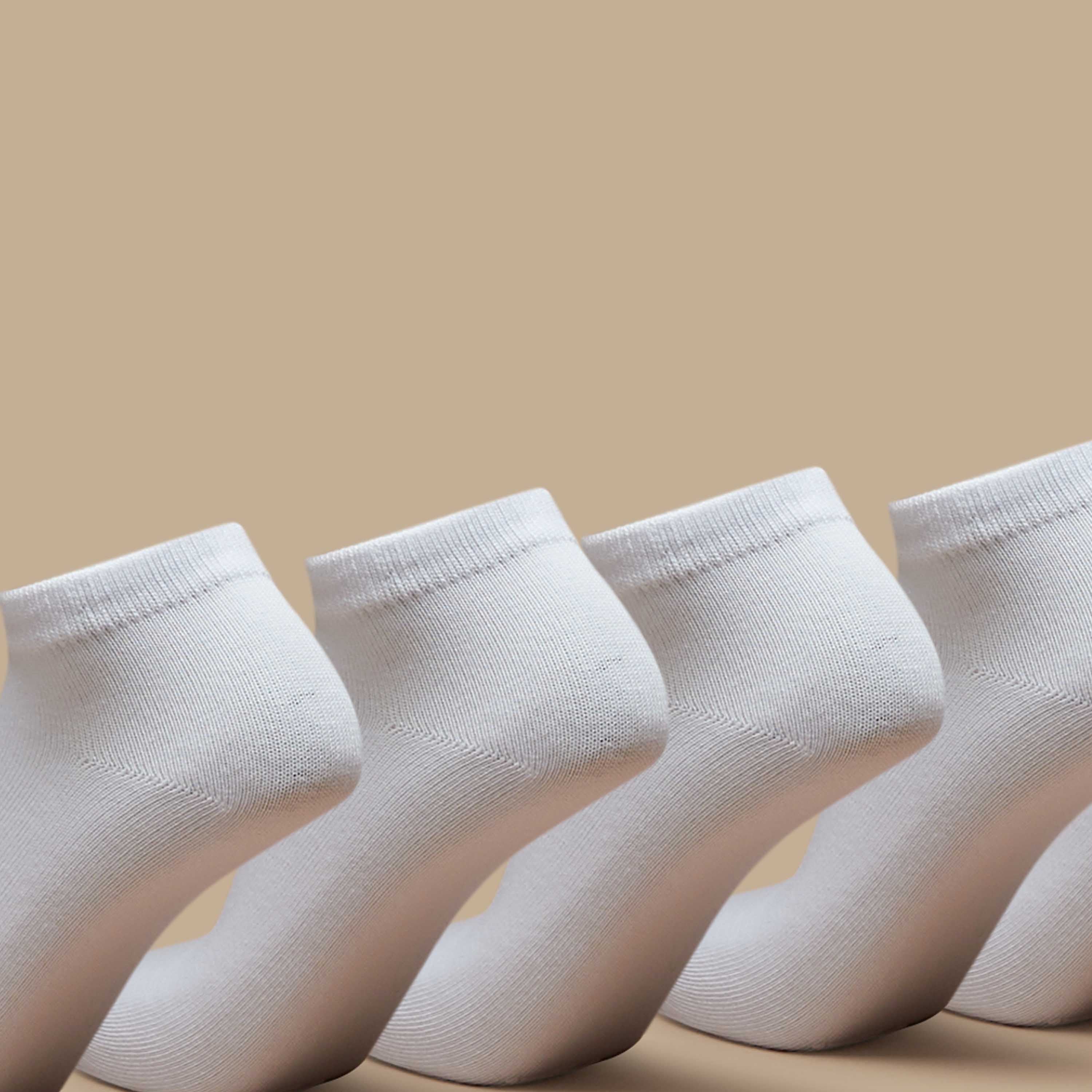 جوارب بطول الكاحل سادة - طقم من 5-girls-accessories-socks-image-2