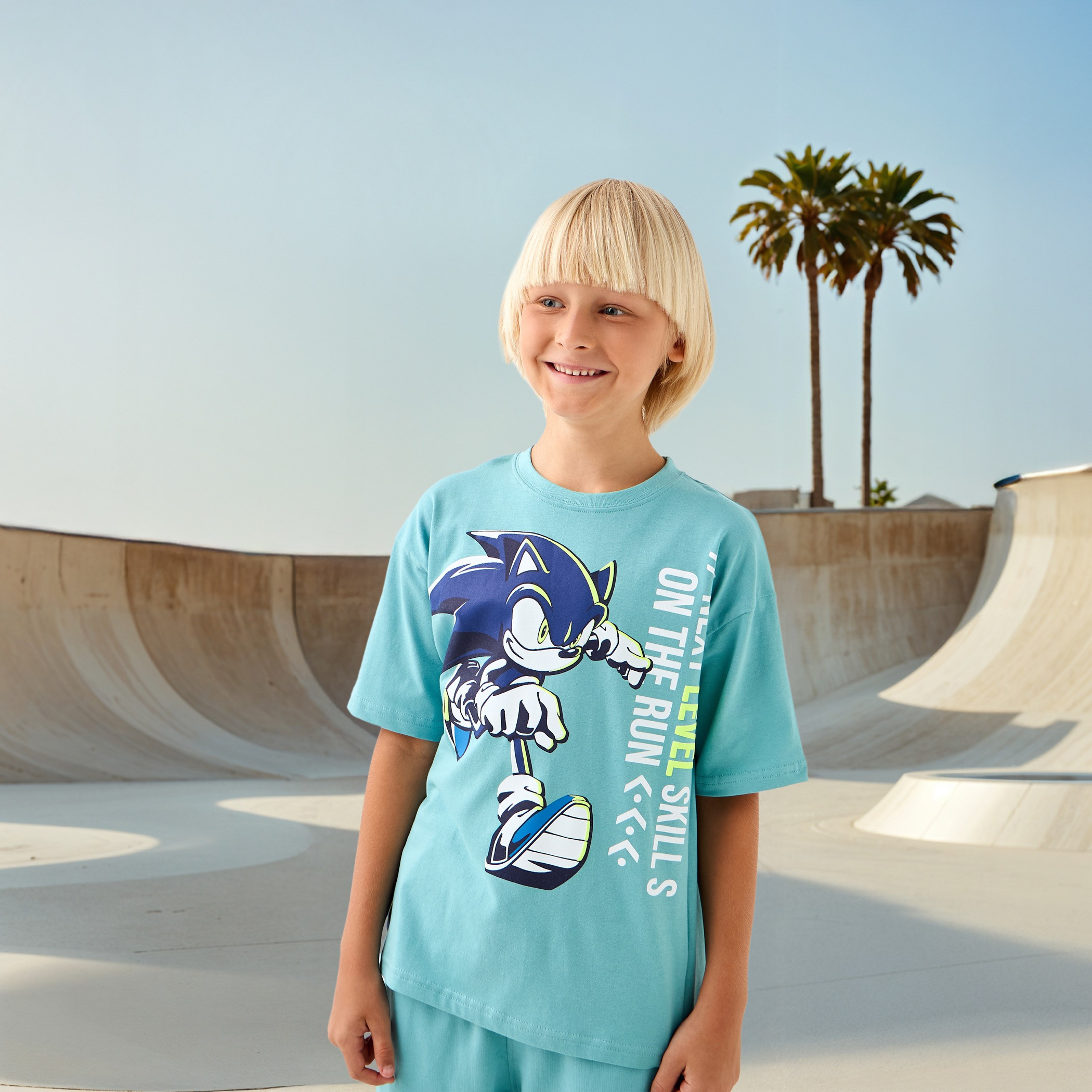 طقم شورت وتيشيرت بطبعات-boys-clothing-setsandcoords-image-2