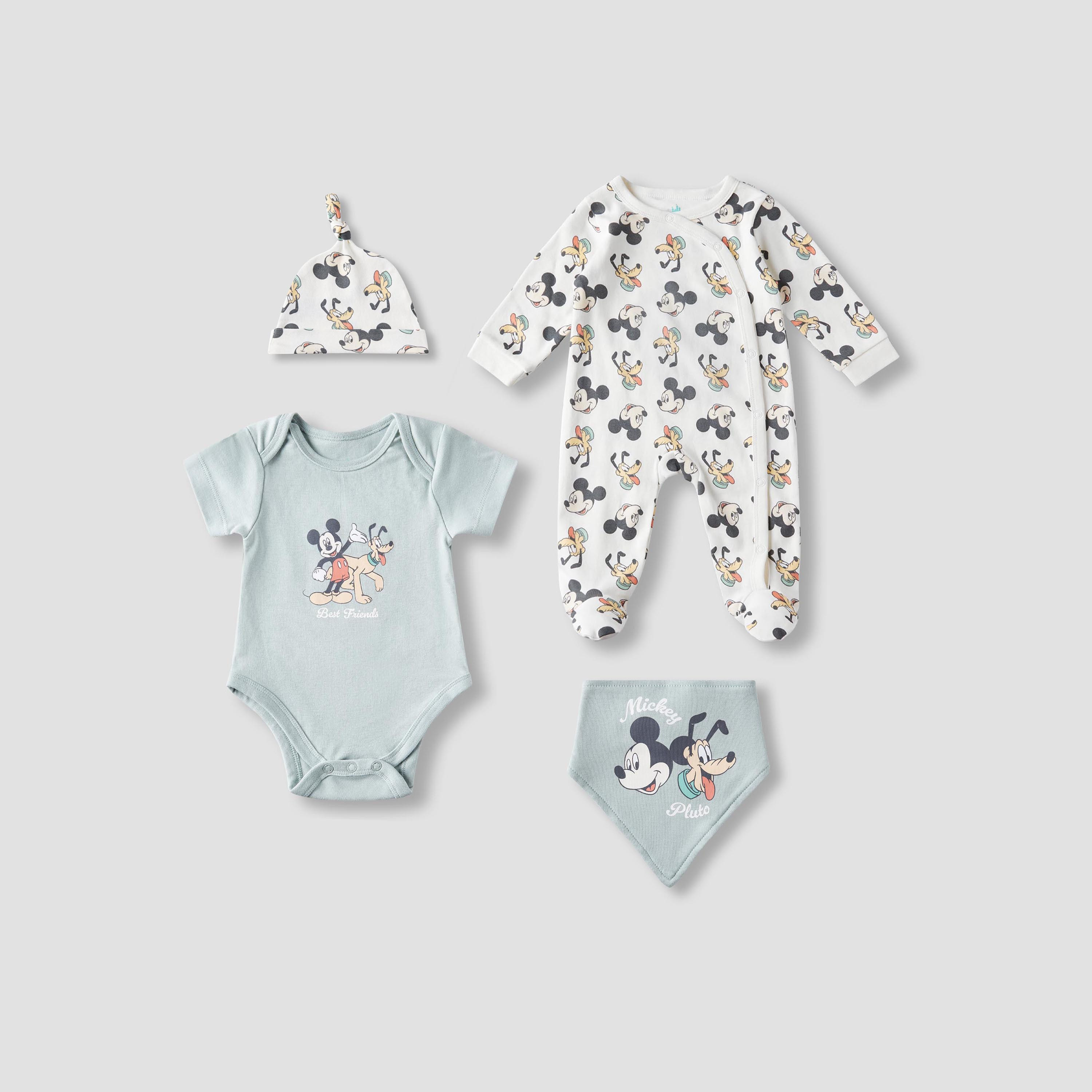 Set of 4 Disney Clothing Gift Set with Mickey Mouse Print-baby-boys-clothing-setsandcoords-image-2