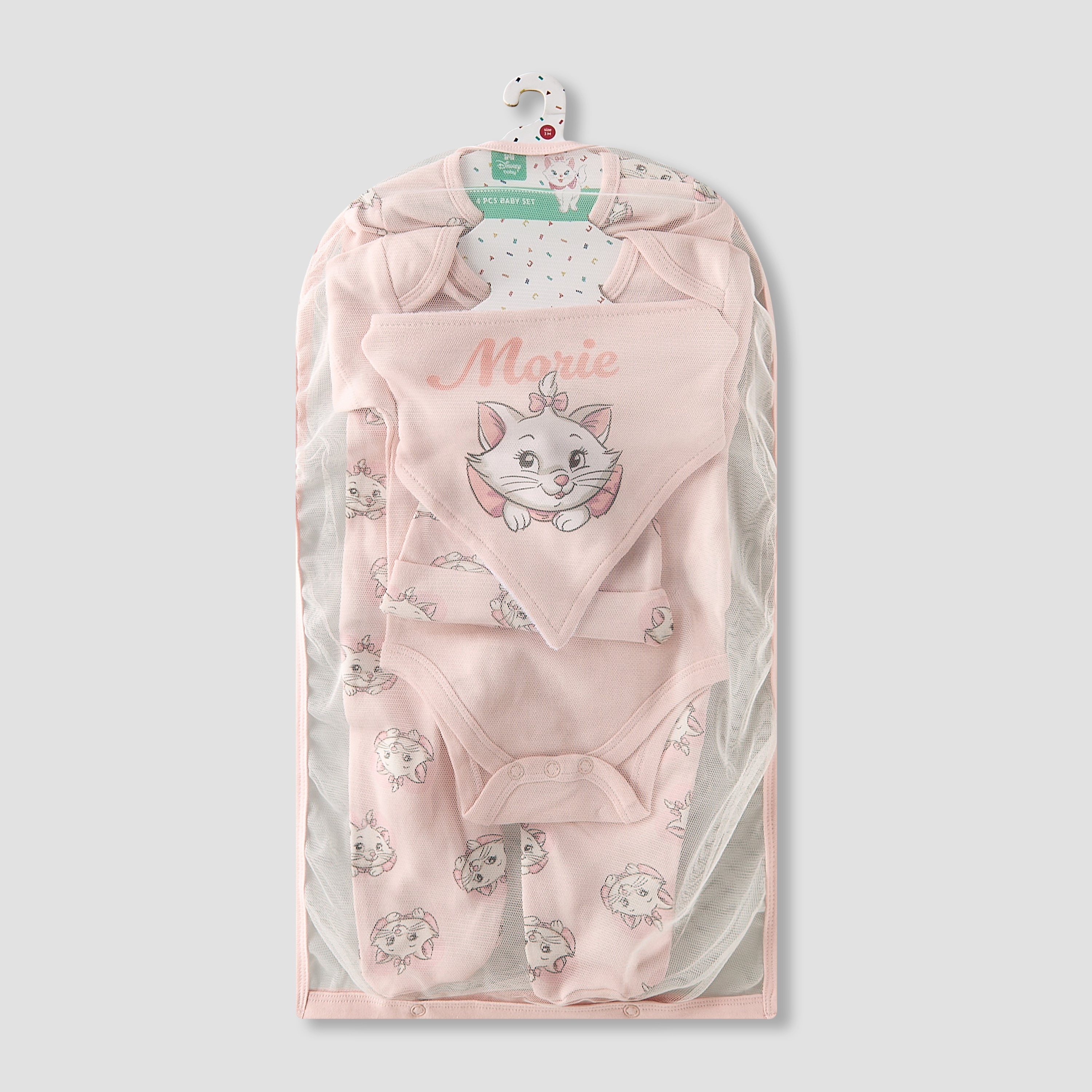 Set of 4 Disney Clothing Gift Set with Marie Print-baby-girls-clothing-setsandcoords-image-1