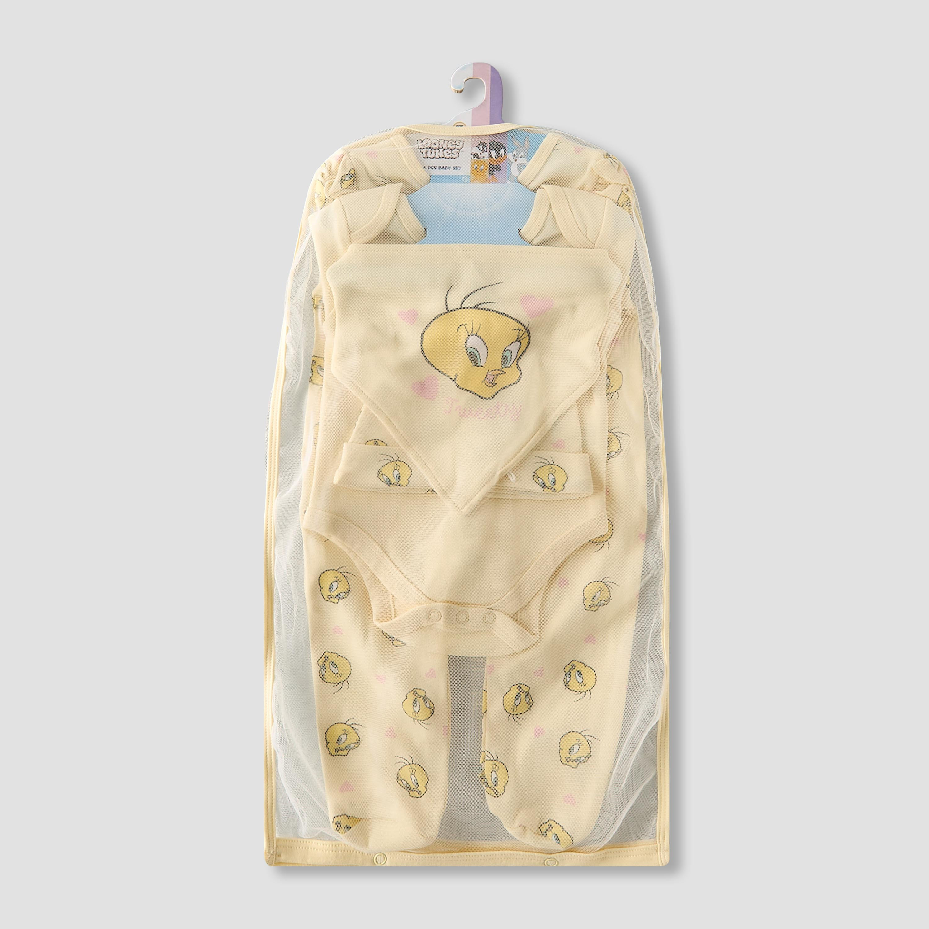 Set of 4 Disney Clothing Gift Set with Tweety Print-baby-girls-clothing-setsandcoords-image-6