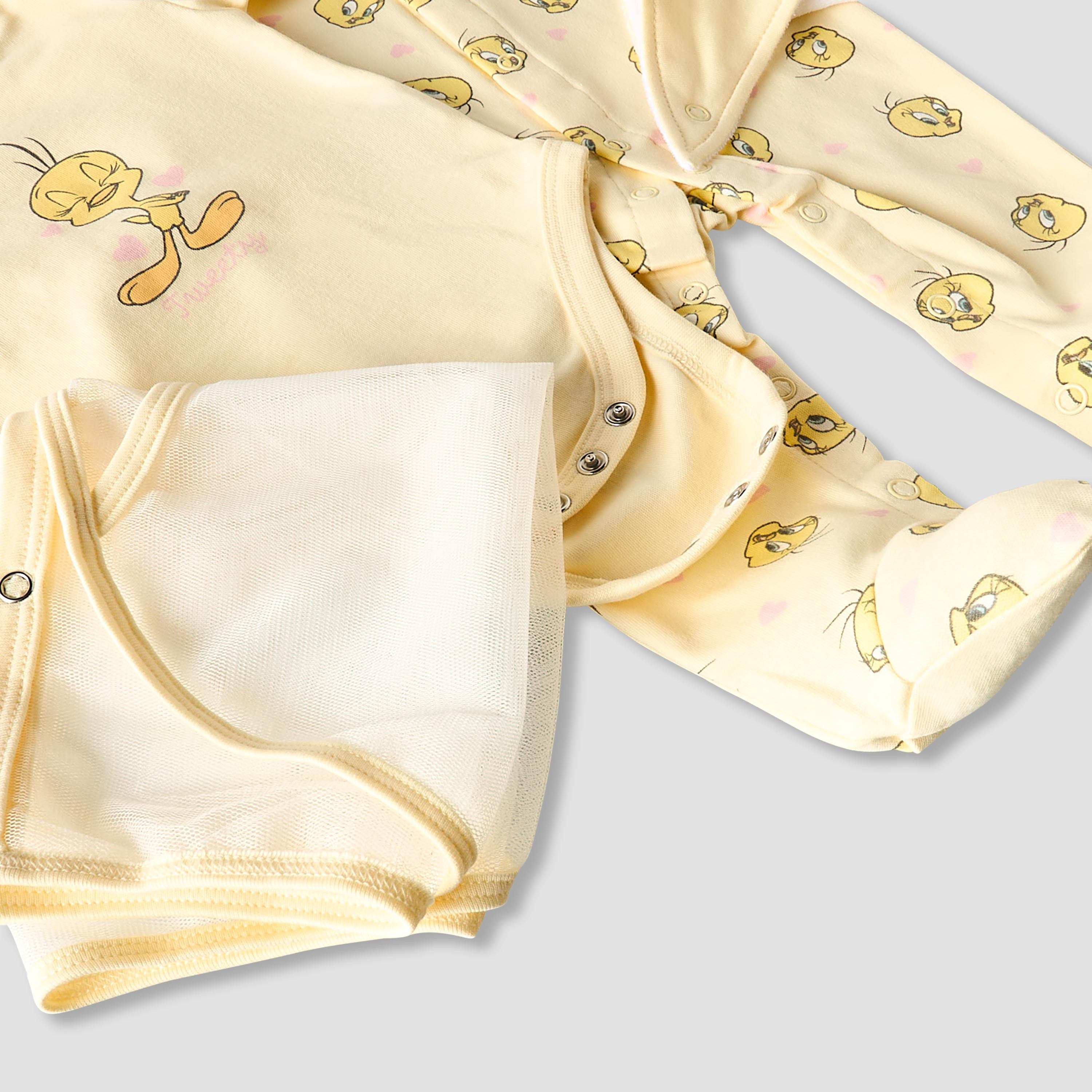 Set of 4 Disney Clothing Gift Set with Tweety Print-baby-girls-clothing-setsandcoords-image-8