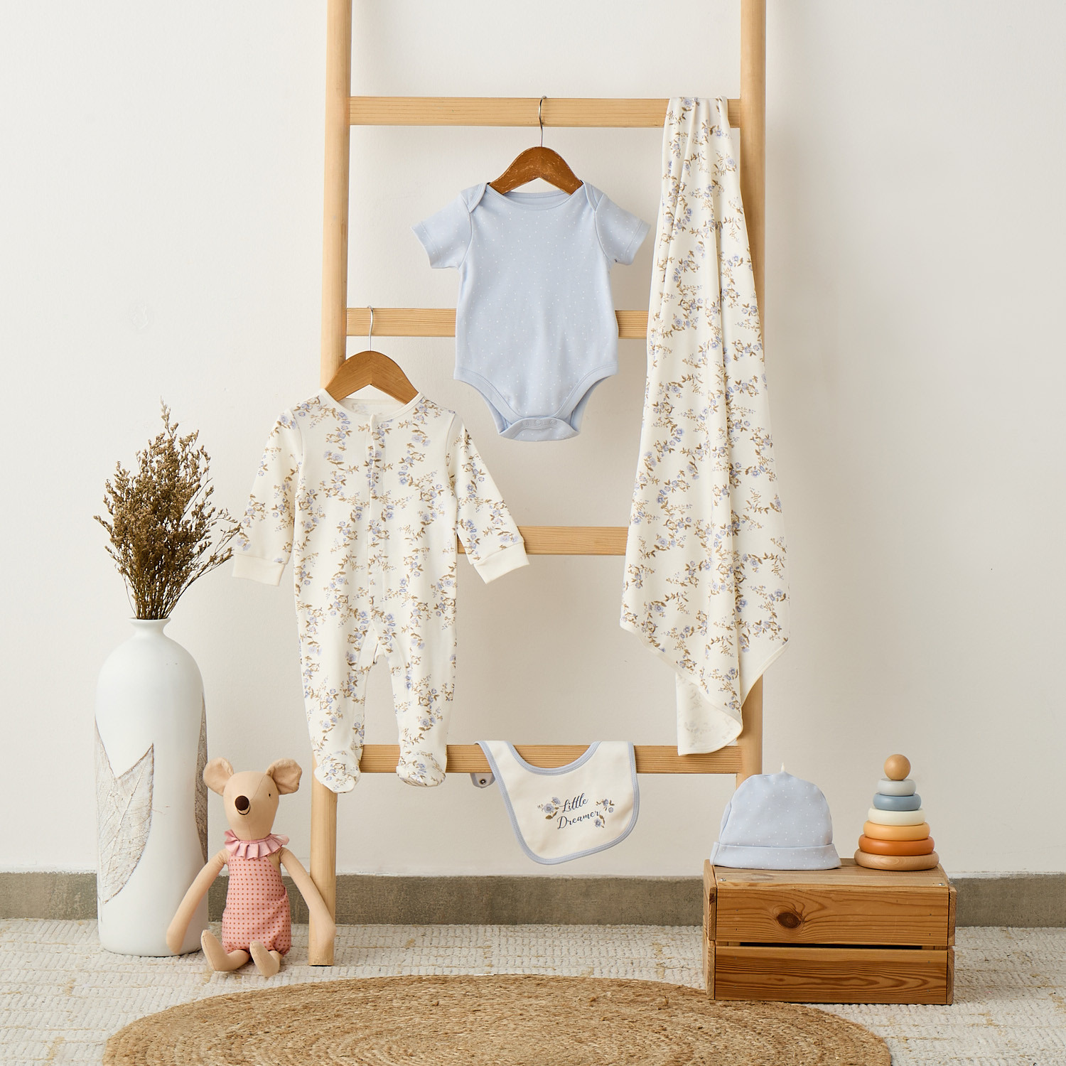 Set of 6 Juniors Clothing Gift Set with Floral Print-baby-girls-clothing-setsandcoords-image-11