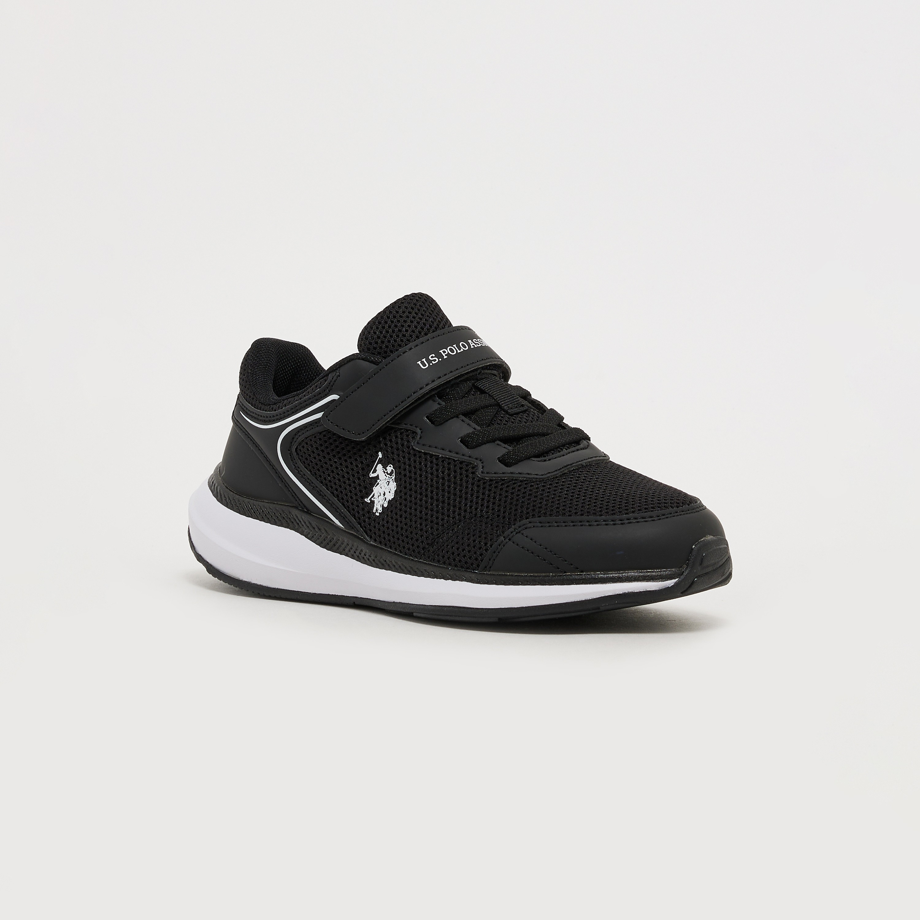 U.S. Polo Assn Pasific1 Kids Low Top Sneakers with Velcro Closure-girls-shoes-sneakers-image-1