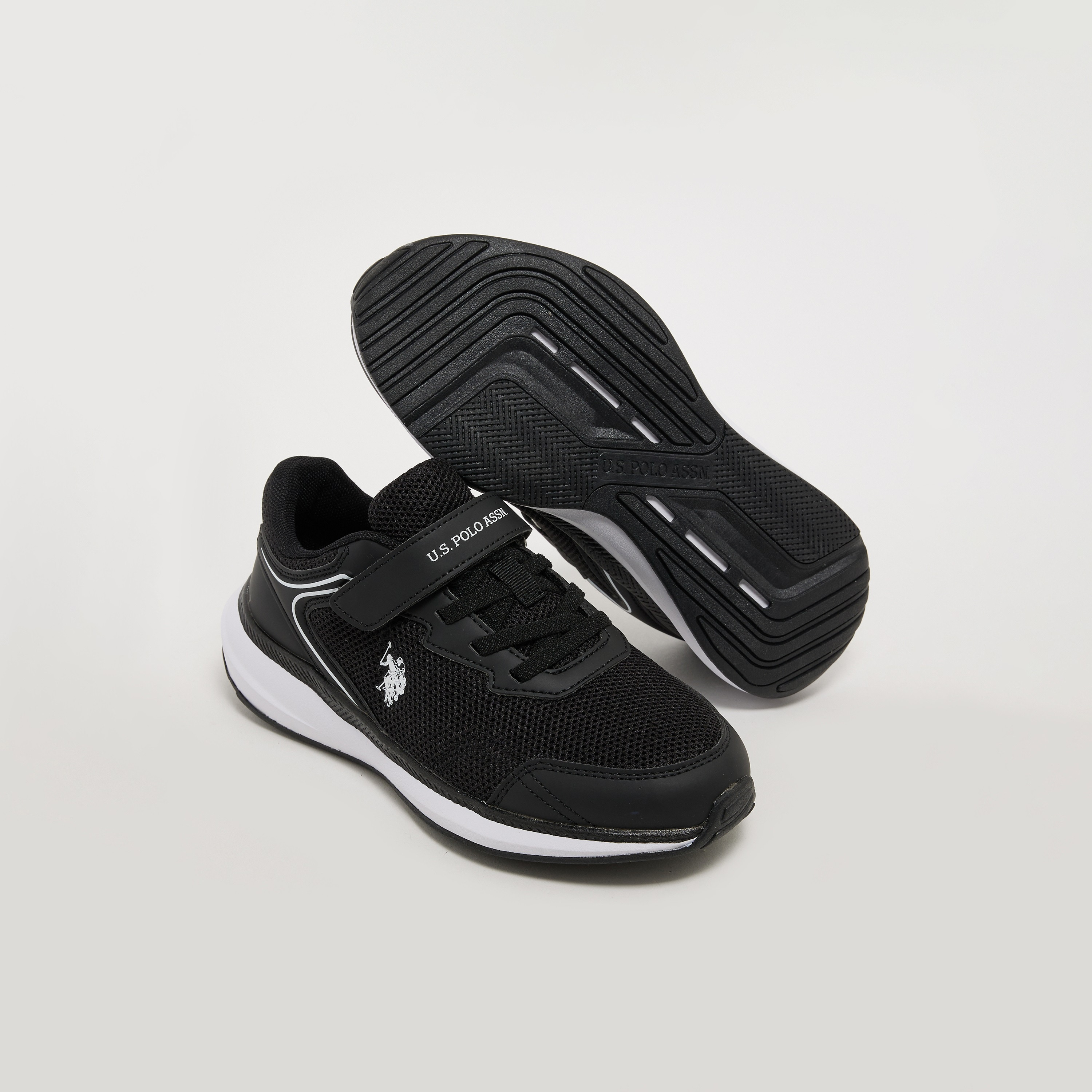 U.S. Polo Assn Pasific1 Kids Low Top Sneakers with Velcro Closure-girls-shoes-sneakers-image-4
