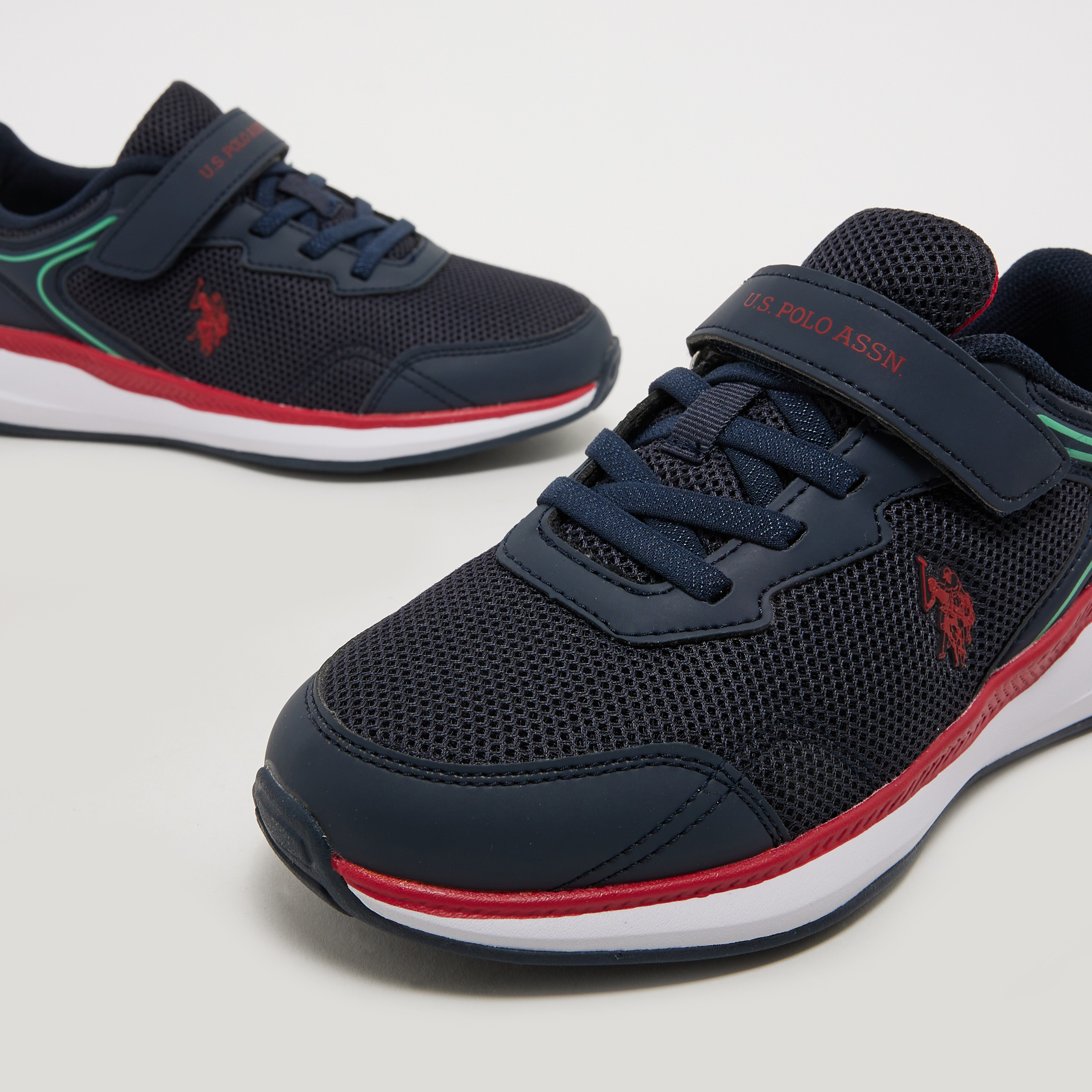 U.S. Polo Assn Pasific Kids Low Top Sneakers with Velcro Closure-girls-shoes-sneakers-image-4
