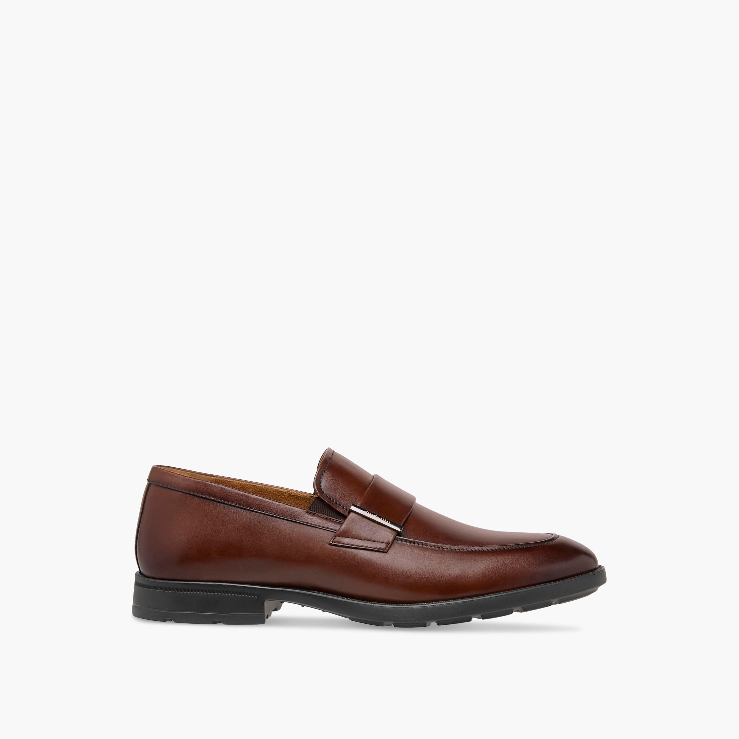 Duchini Men's Leather Solid Slip-On Loafers-men-shoes-formalshoes-image-3