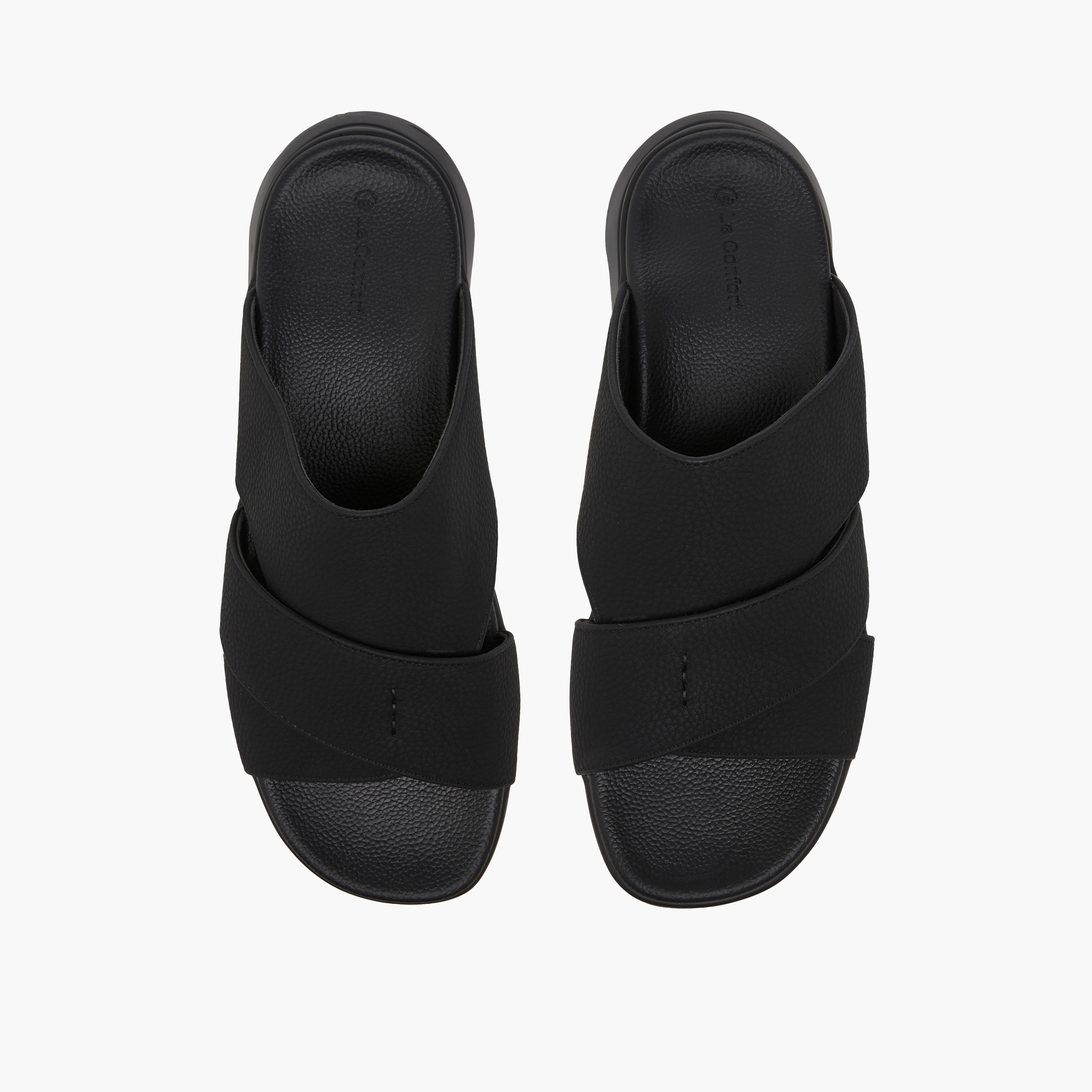 Le Confort Men Cross Strap Comfort Sandals-men-shoes-sandals-image-1