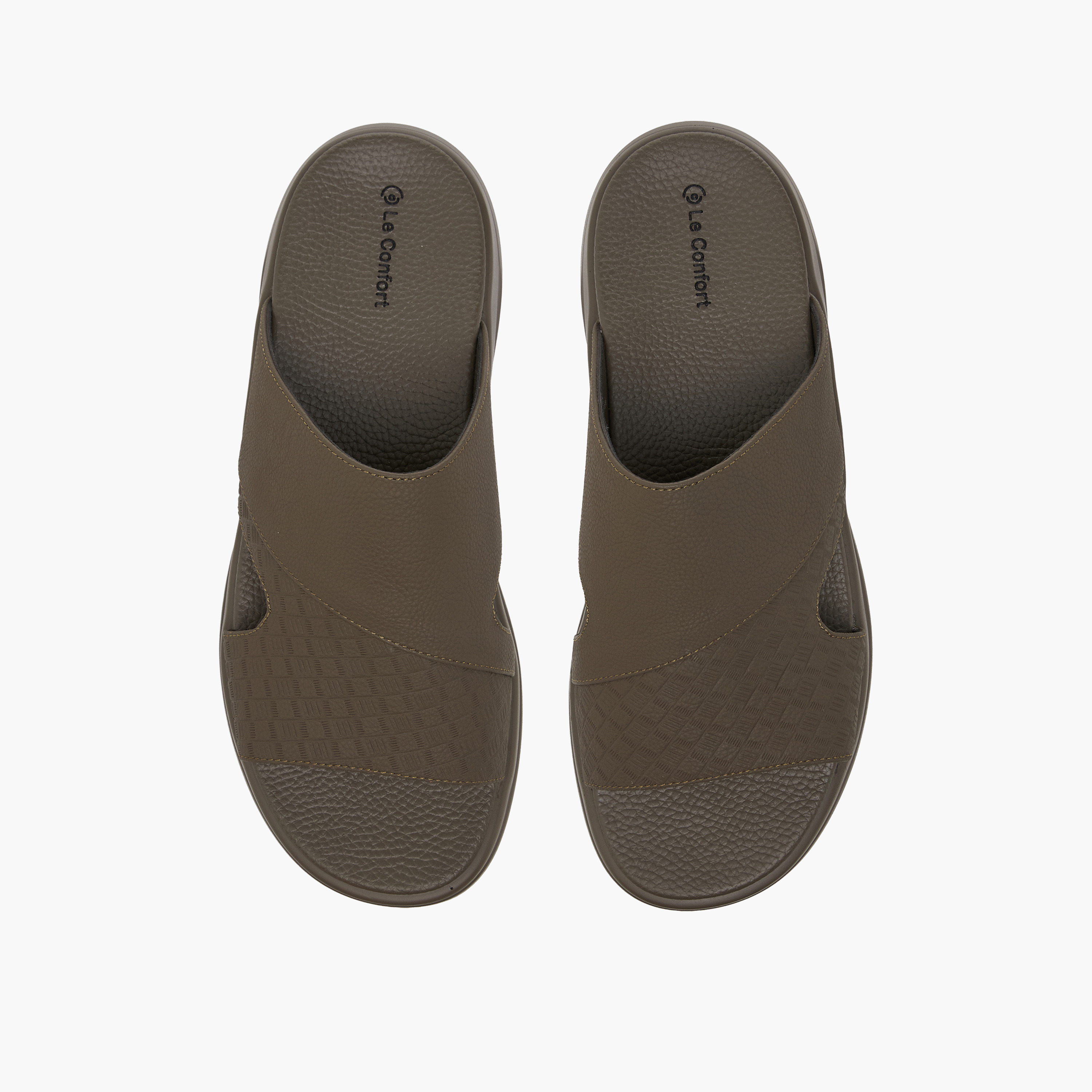 Le Confort Men Textured Comfort Sandals-men-shoes-sandals-image-1