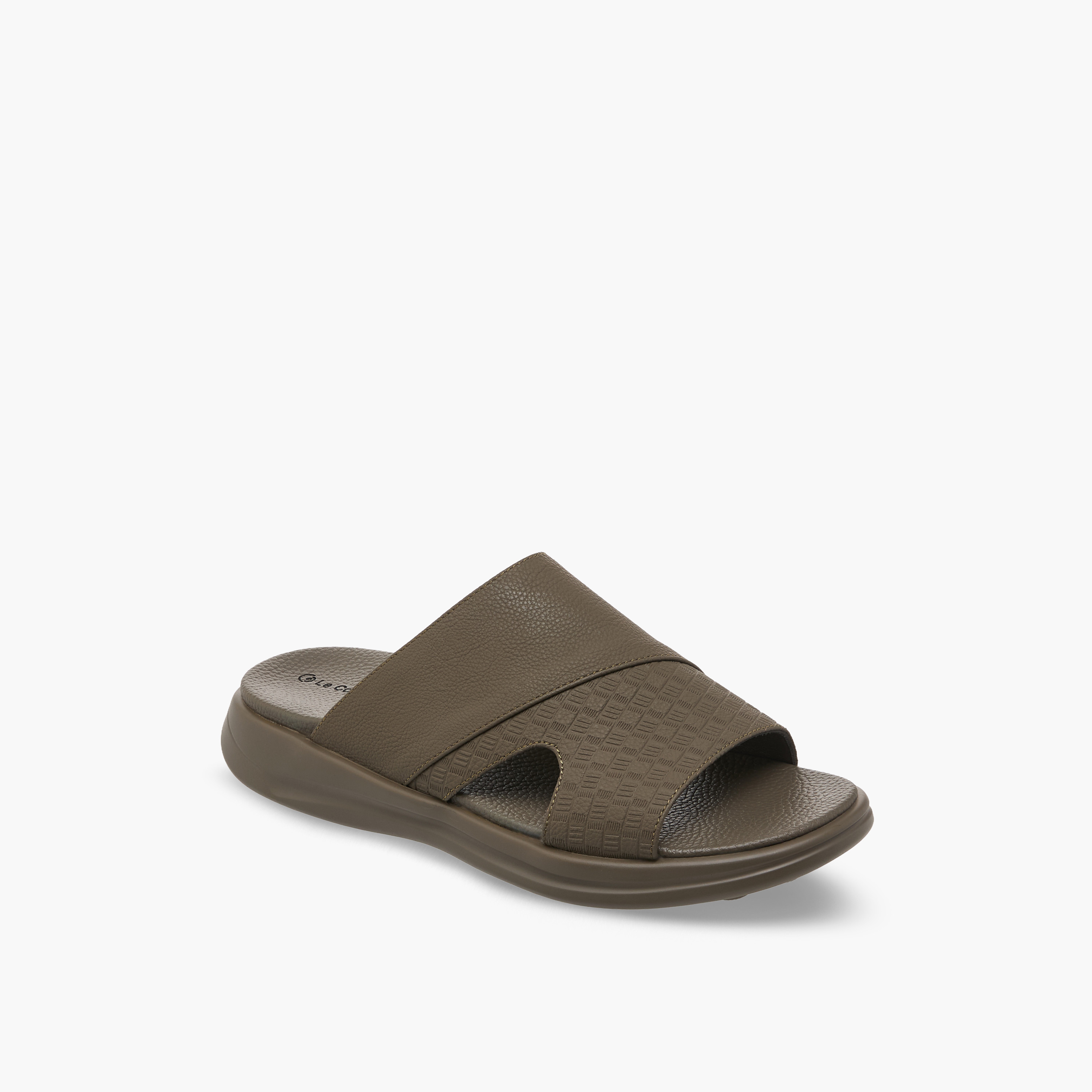 Le Confort Men Textured Comfort Sandals-men-shoes-sandals-image-2