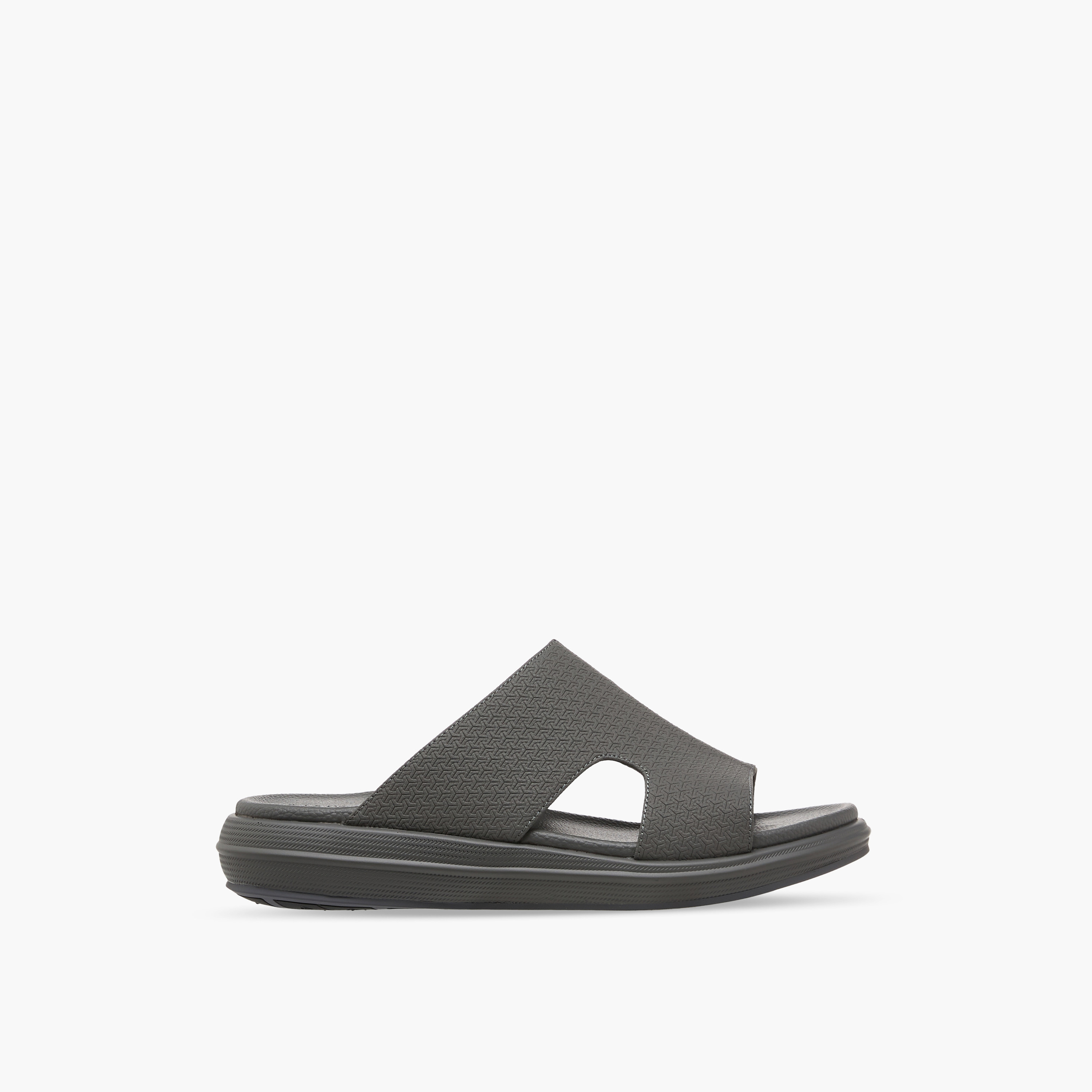 Le Confort Men Textured Slip-On Comfort Sandals-men-shoes-sandals-image-3
