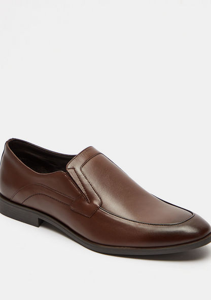 Duchini Men's Solid Slip-On Loafers