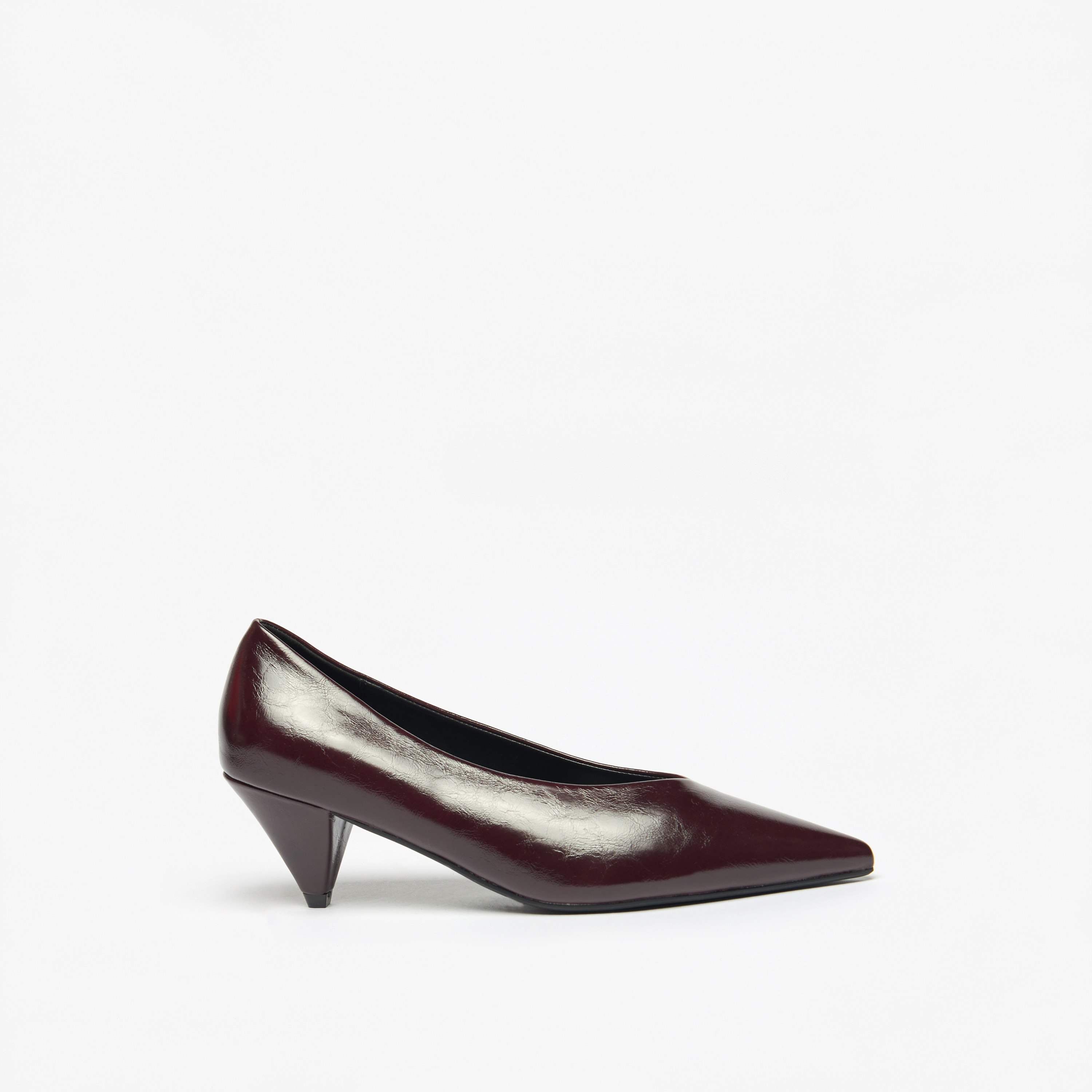 Celeste Women's Solid Slip-On Pumps with Cone Heels-women-shoes-heels-image-3