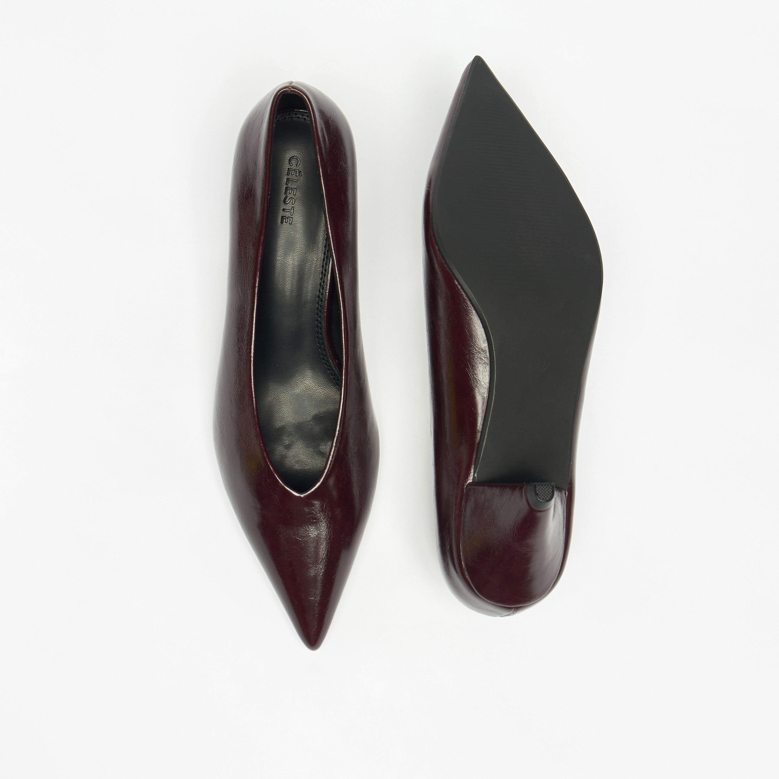 Celeste Women's Solid Slip-On Pumps with Cone Heels-women-shoes-heels-image-5