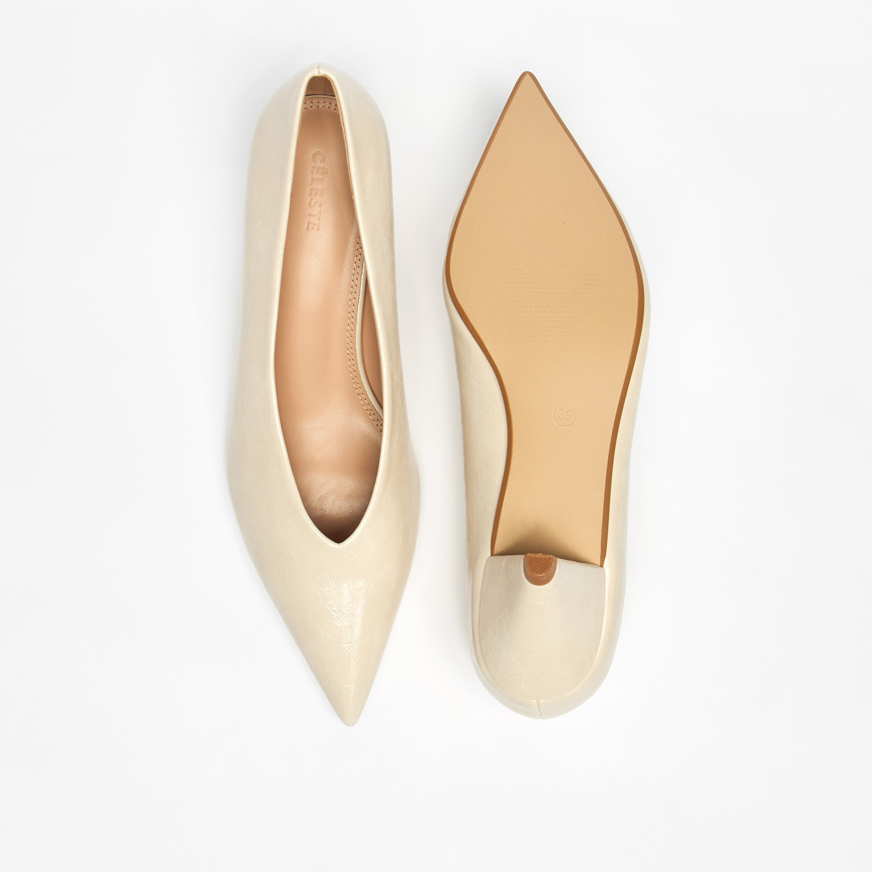 حذاء كلاسيكي سادة سهل الارتداء بكعب مخروطي للنساء من سيليست-women-shoes-heels-image-5