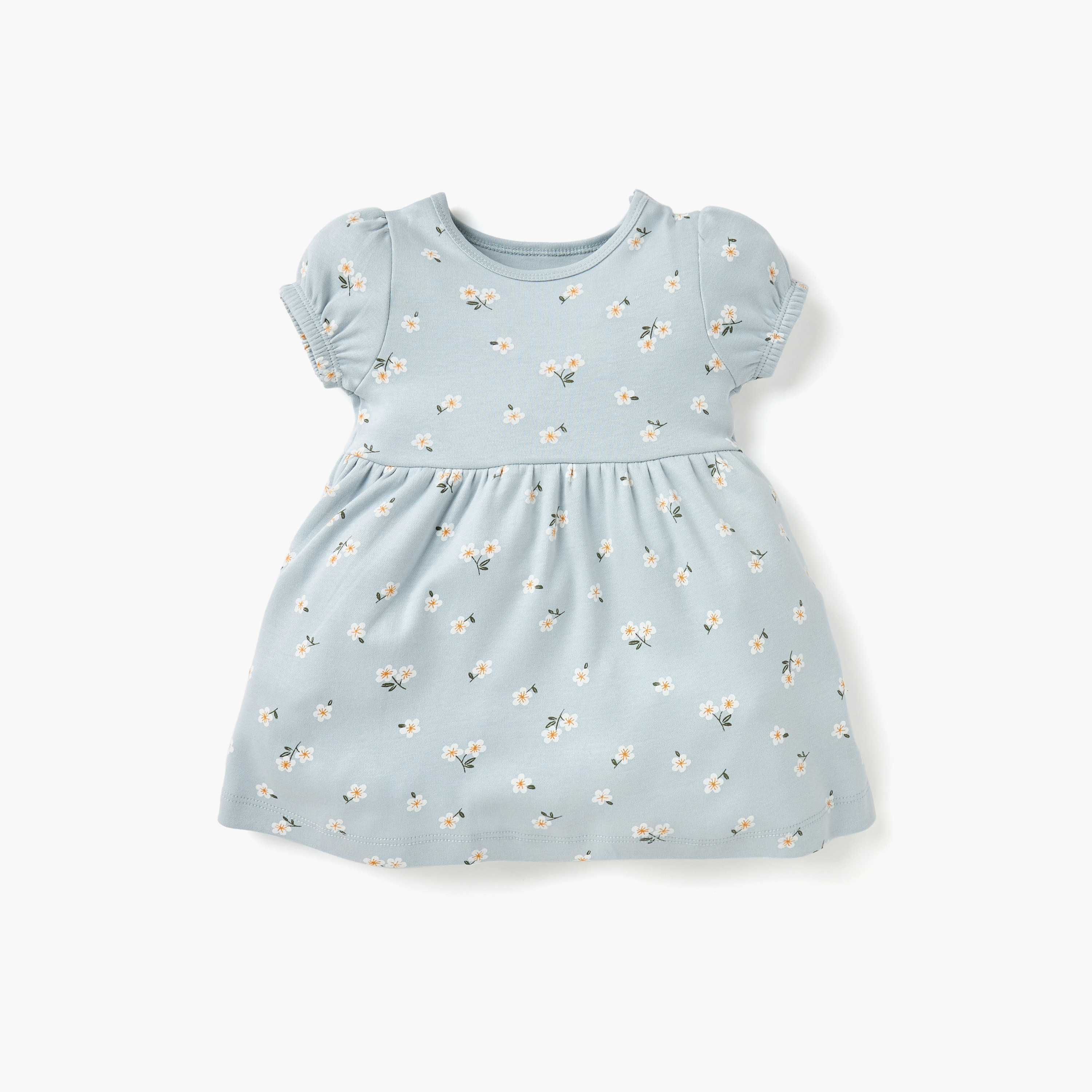 طقم فستان إيه لاين مع بنطلون ليقنز - 3 قطع-baby-girls-clothing-setsandcoords-image-2