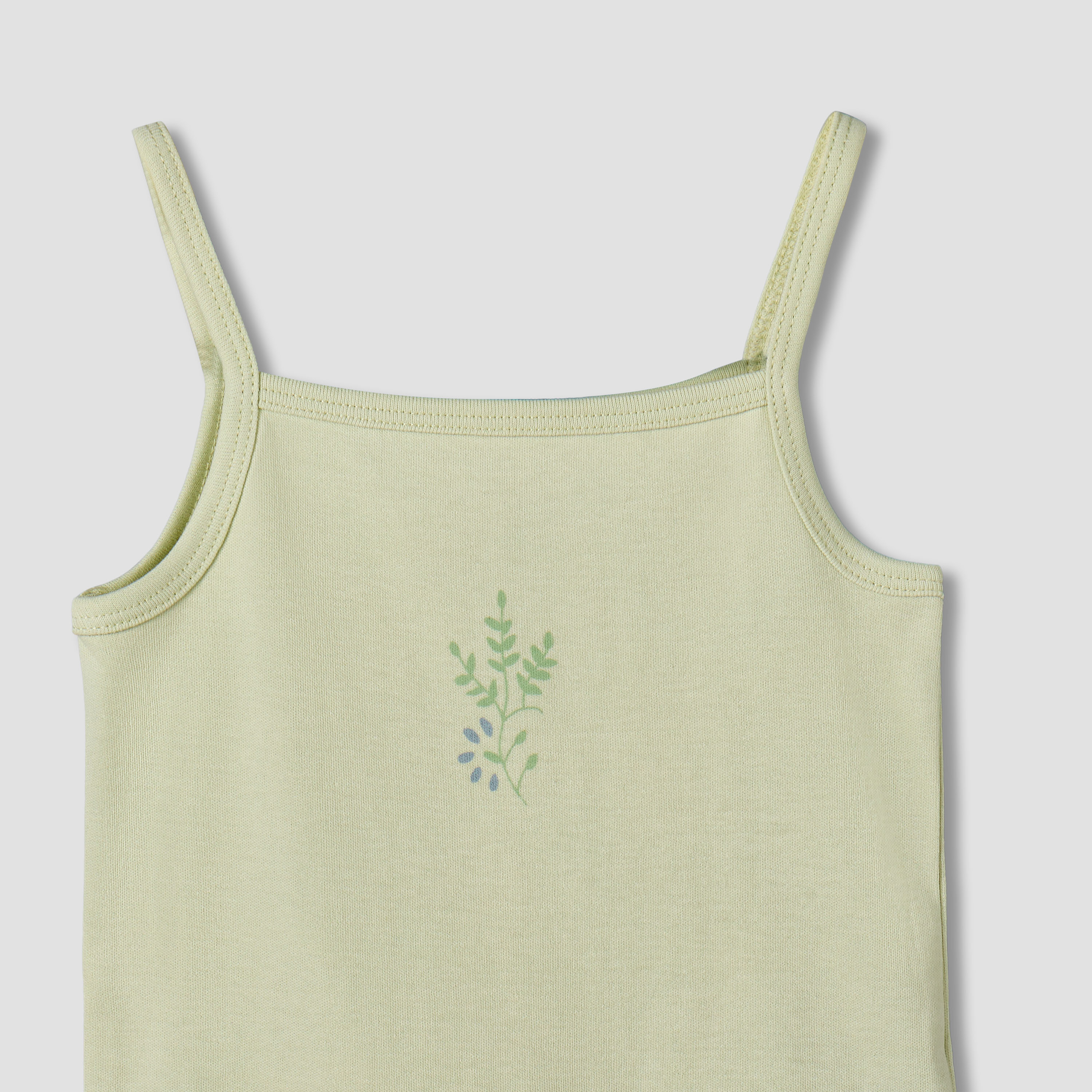 Pack of 3 Juniors Cotton Square Neck Sleeveless Bodysuit with Snap Button Closure-baby-girls-clothing-bodysuits-image-6