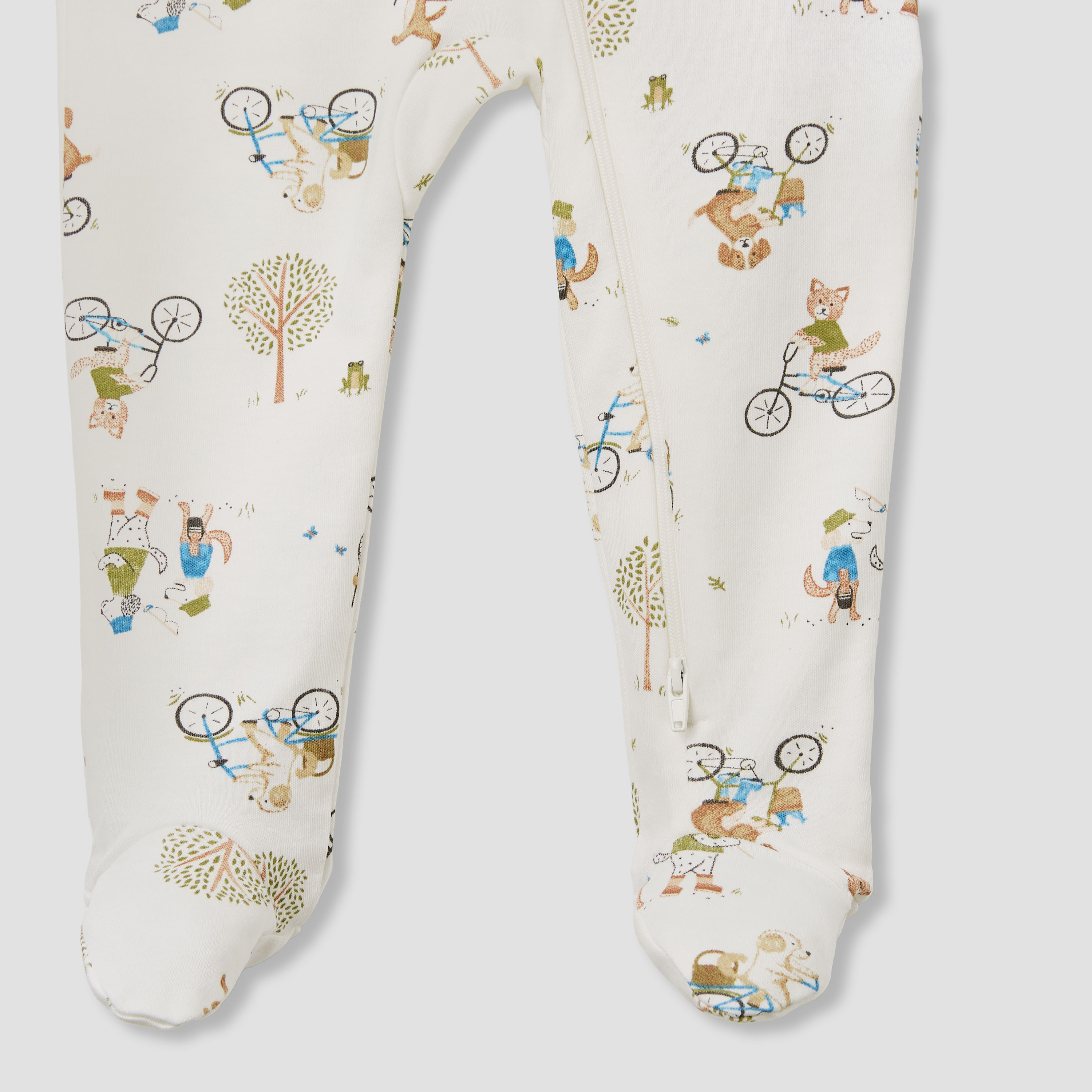 Juniors Animal Print Sleepsuit with Long Sleeves-baby-boys-clothing-nightwear-sleepsuits-image-4