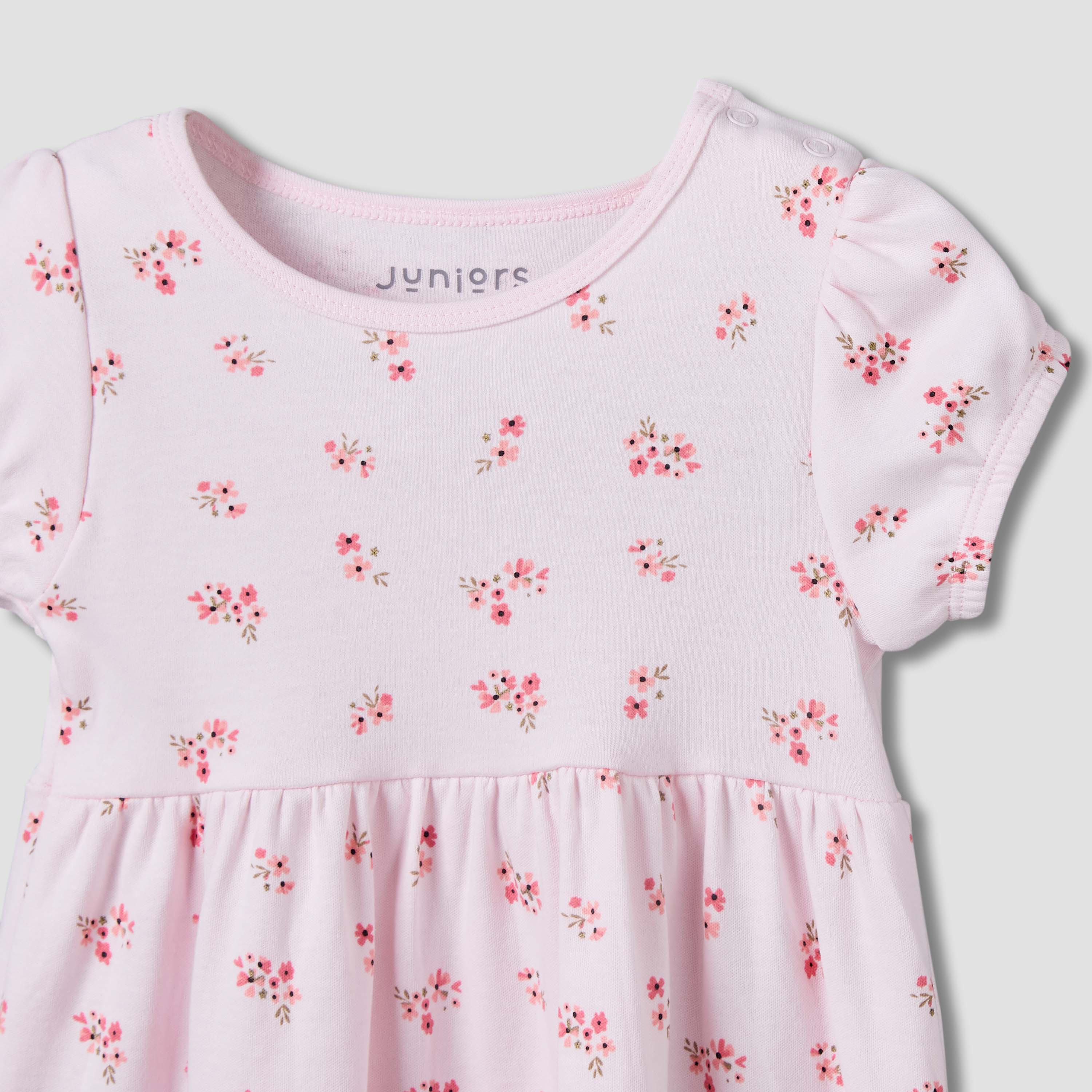 Set of 3 Juniors Round Neck Short Sleeves A-line Dress with Leggings-baby-girls-clothing-dressesandjumpsuits-image-8