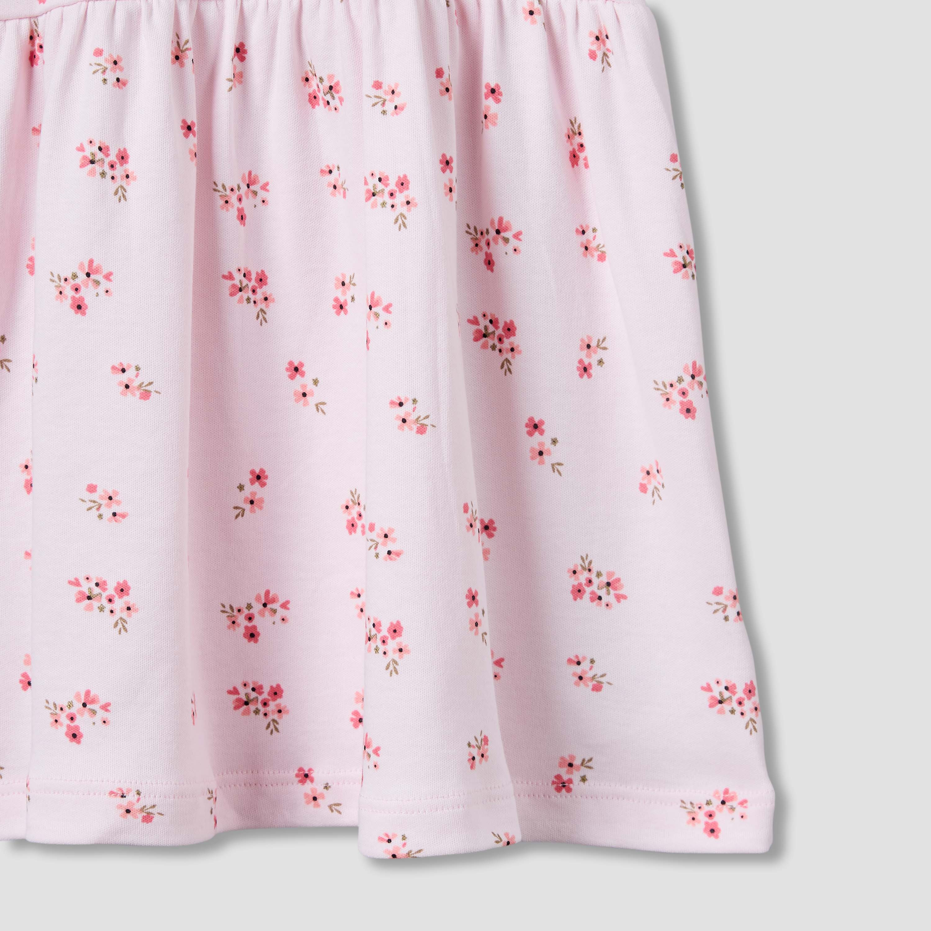 Set of 3 Juniors Round Neck Short Sleeves A-line Dress with Leggings-baby-girls-clothing-dressesandjumpsuits-image-9
