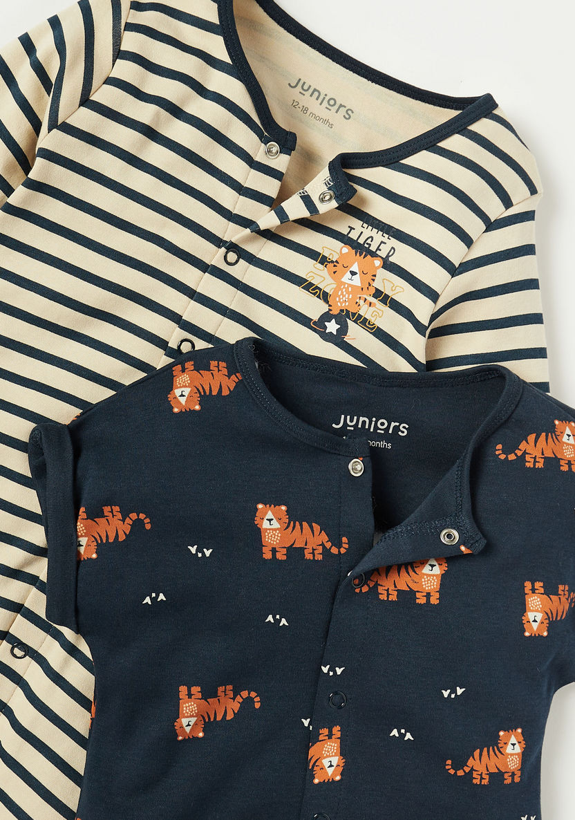 Juniors Printed Sleepsuit and Romper Set-Sleepsuits-image-3