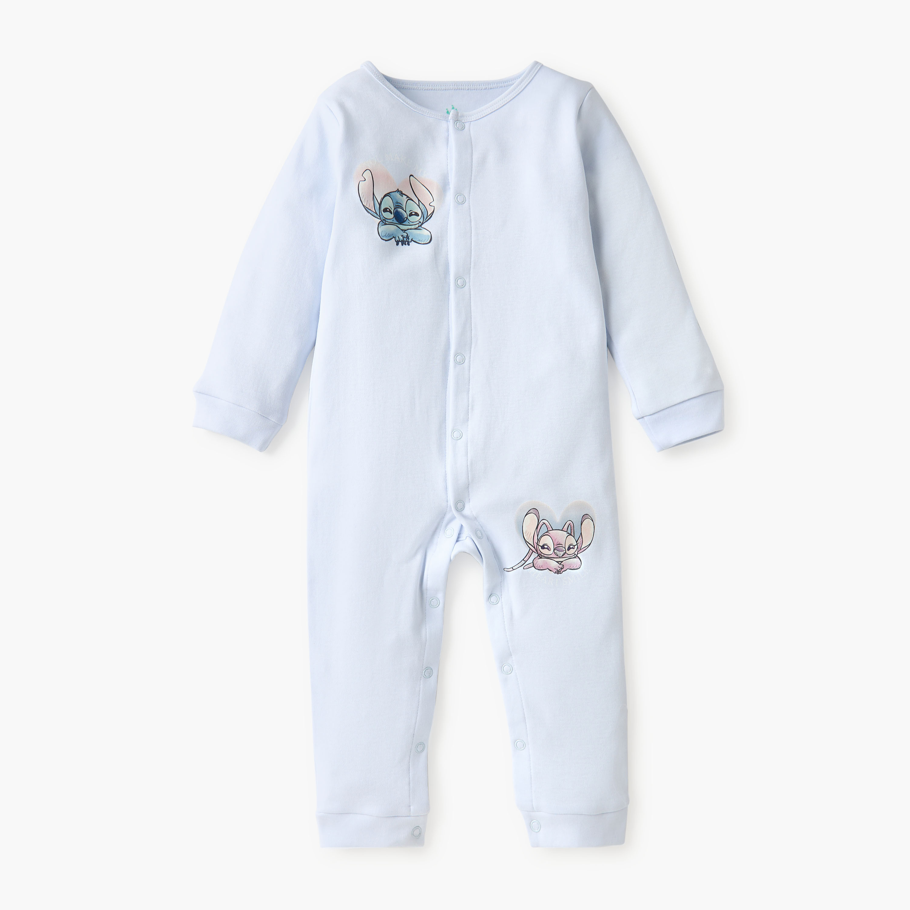 طقم بدلة نوم وأفرول بطبعات ستيتش وأنجل من ديزني-baby-boys-clothing-nightwear-sleepsuits-image-3