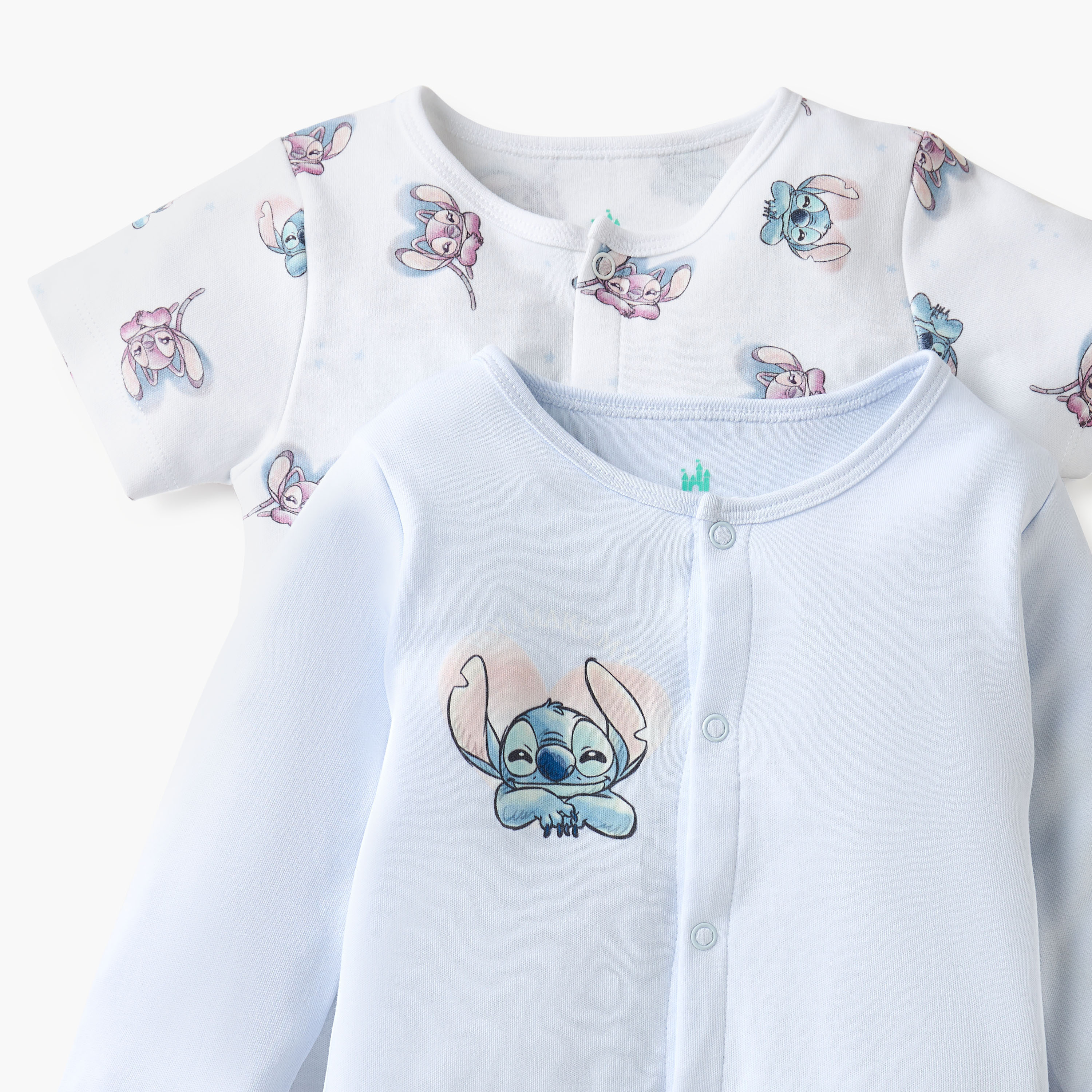 طقم بدلة نوم وأفرول بطبعات ستيتش وأنجل من ديزني-baby-boys-clothing-nightwear-sleepsuits-image-4
