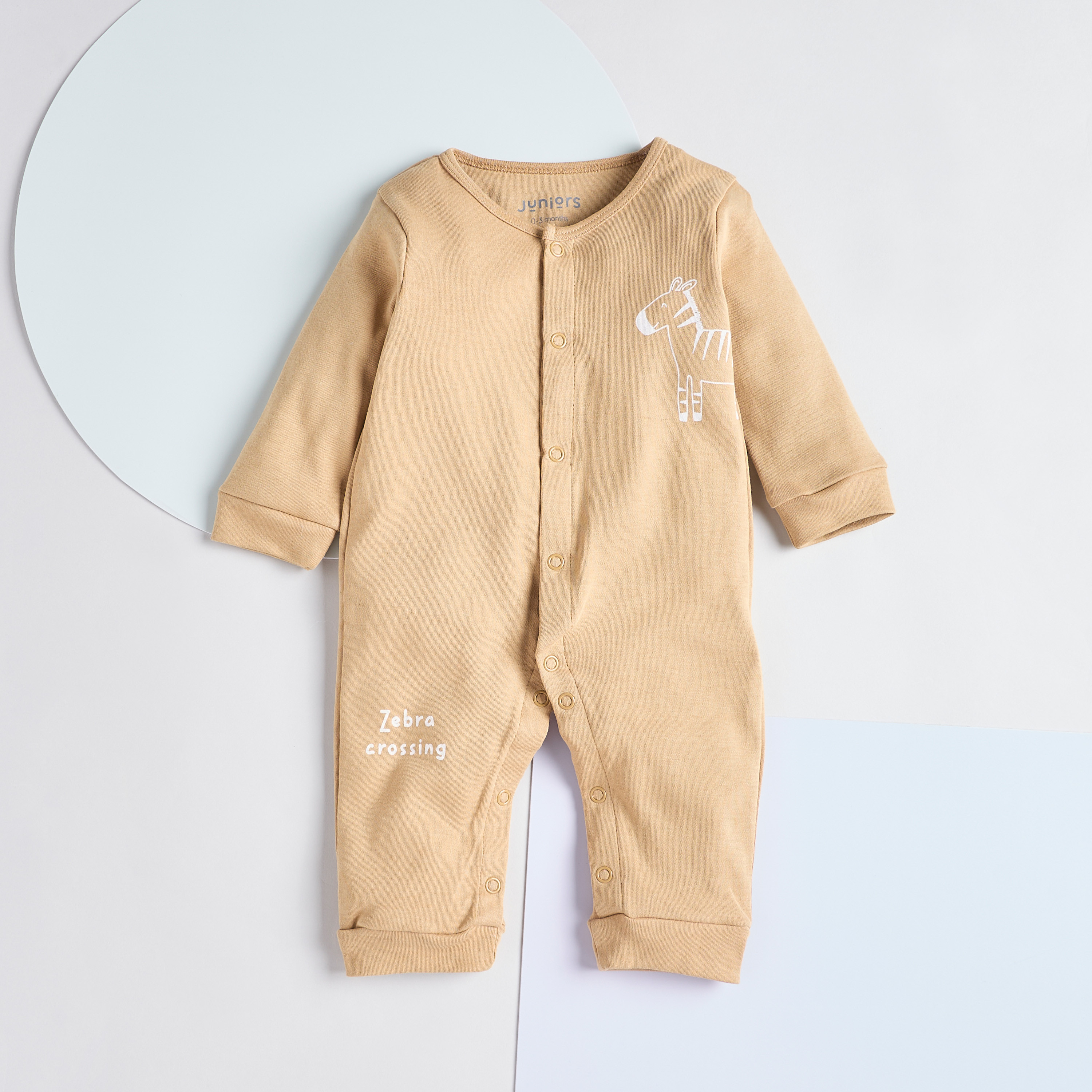 Juniors Safari Print Sleepsuit and Romper Set-baby-boys-clothing-nightwear-sleepsuits-image-2