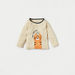 Juniors Tiger Print Long Sleeves T-shirt and Pyjama Set-Pyjama Sets-thumbnail-1