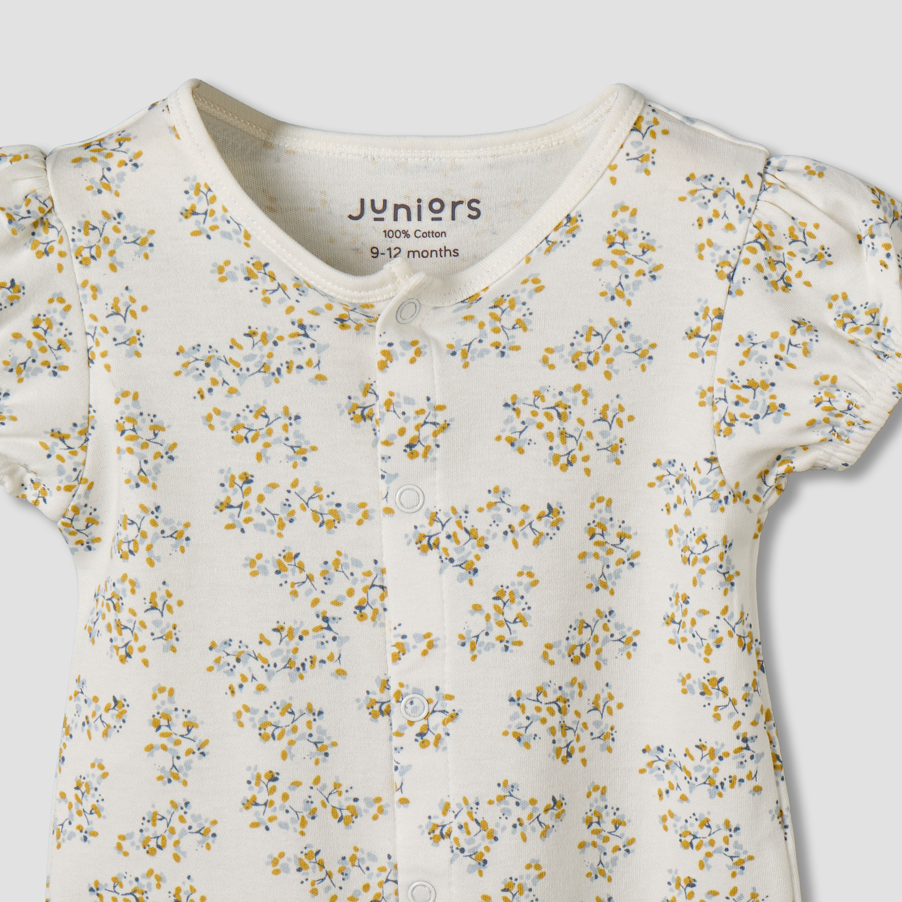 Set of 2 Juniors Cotton Round Neck Sleepsuit with Print-baby-girls-clothing-nightwear-sleepsuits-image-4