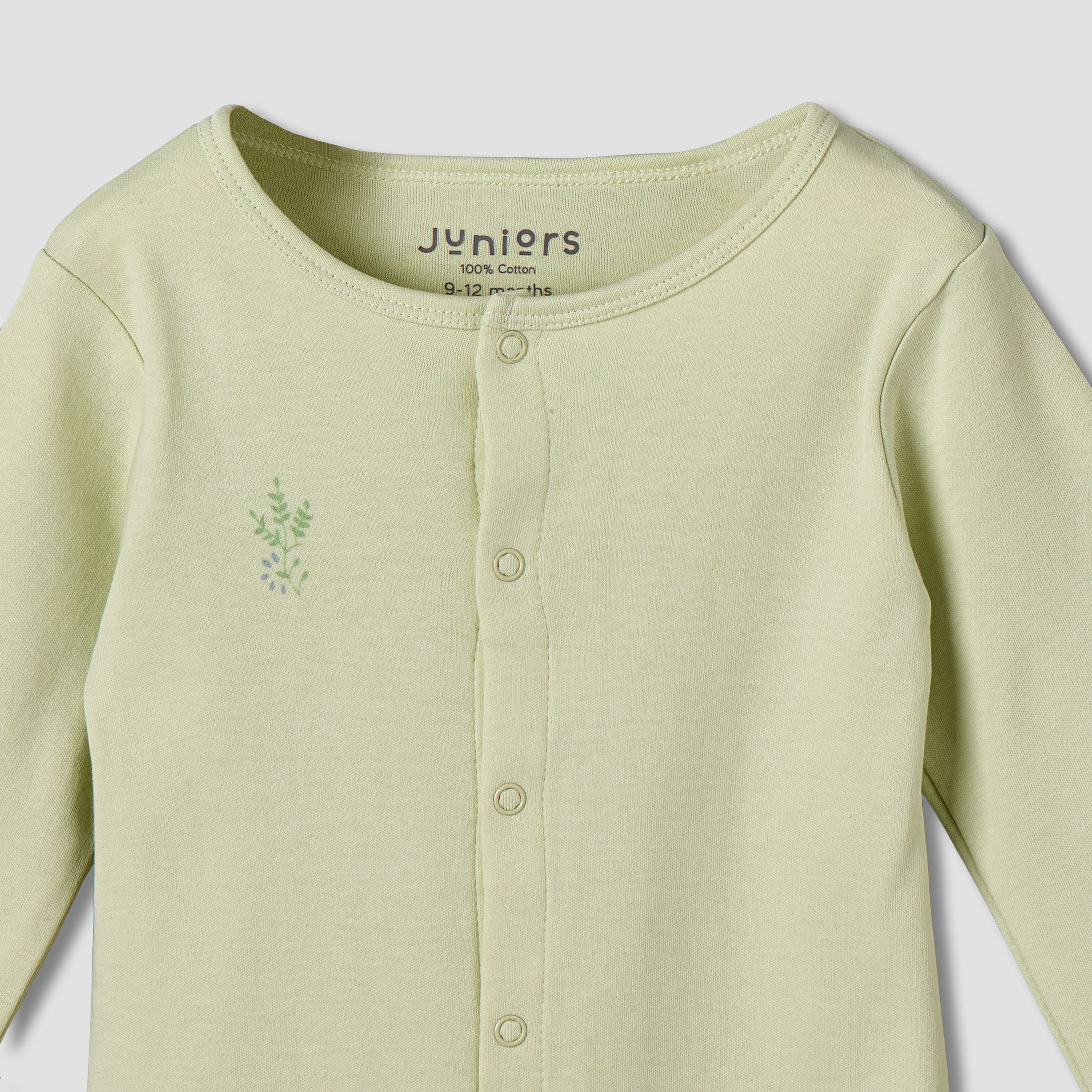 Set of 2 Juniors Cotton Round Neck Sleepsuit with Print-baby-girls-clothing-nightwear-sleepsuits-image-6