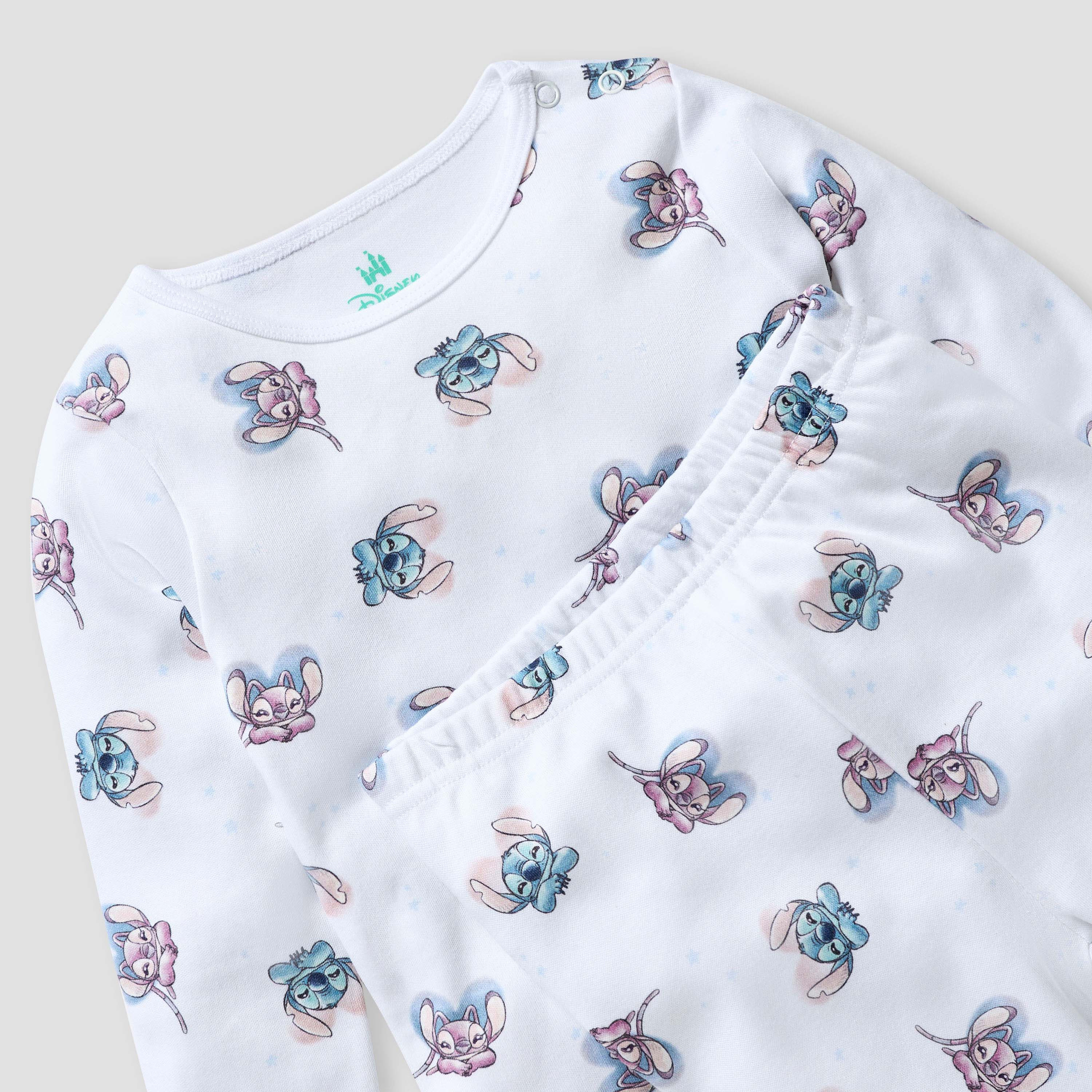 Disney Stitch and Angel Print T-shirt and Pyjamas - Set of 2-baby-boys-clothing-nightwear-pyjamasets-image-4