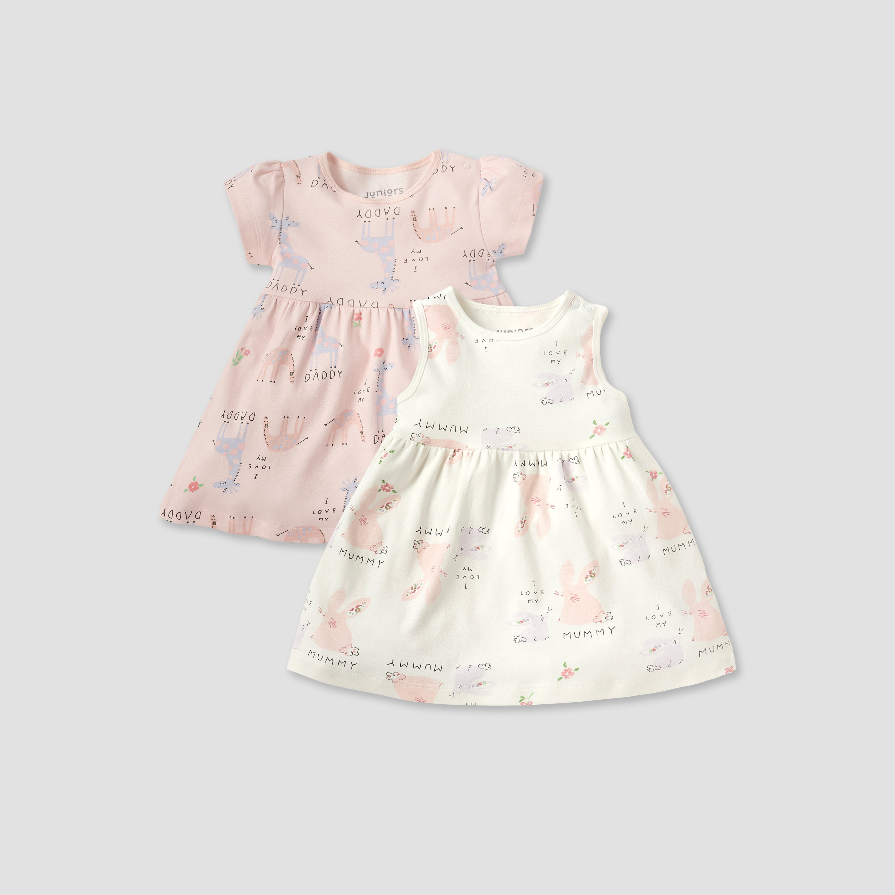 Juniors All-Over Animal Print A-line Dress - Set of 2-baby-girls-clothing-dressesandjumpsuits-image-1