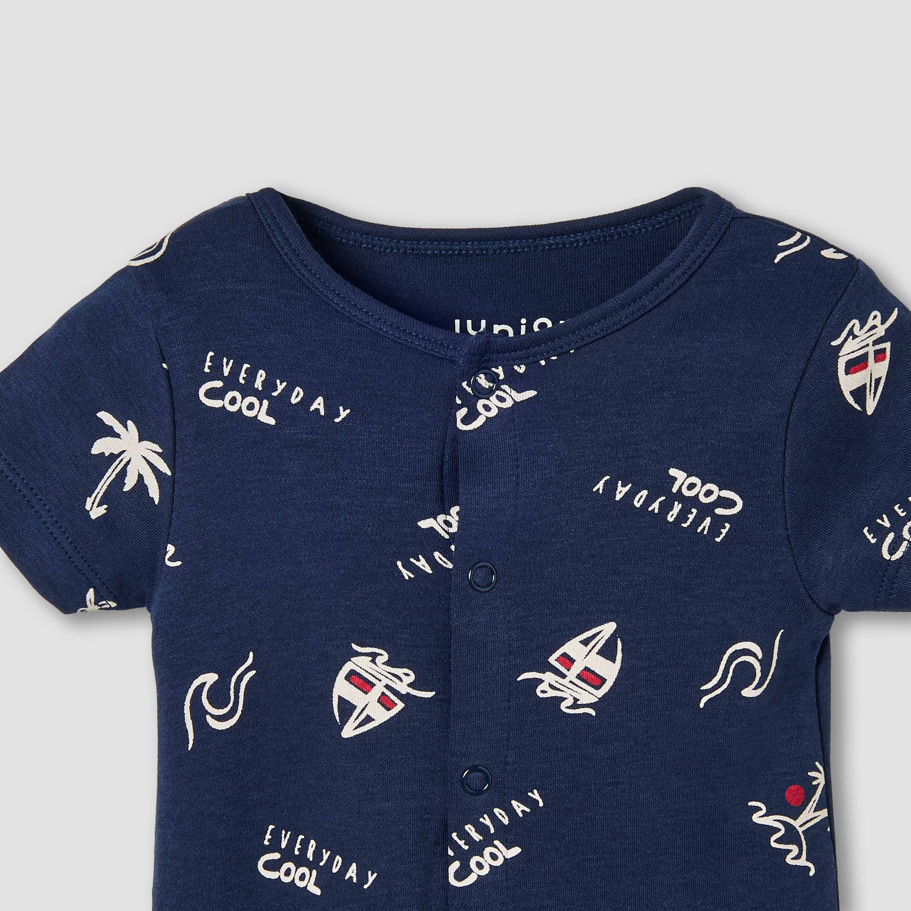 رومبر بأكمام قصيرة وطبعات من جونيورز-baby-boys-clothing-rompers-image-3