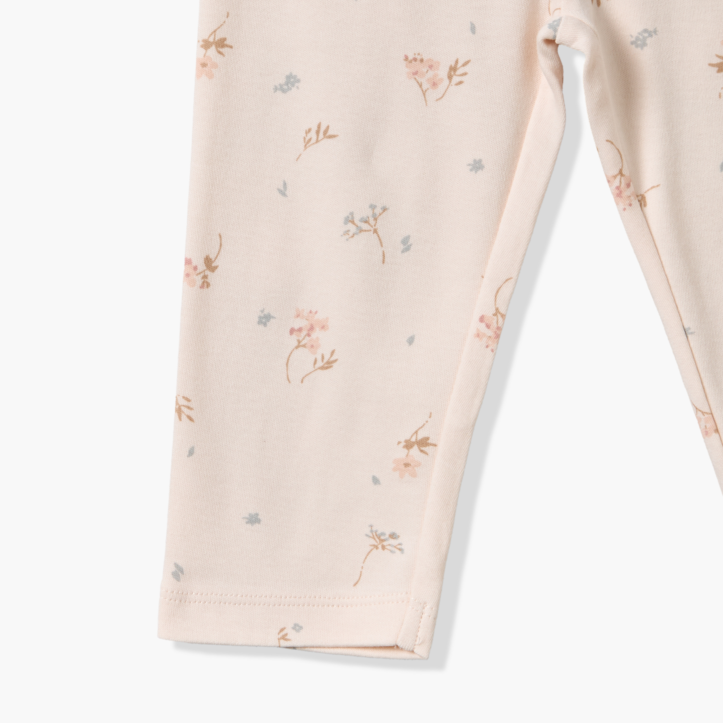 Juniors Cotton Crew Neck Long Sleeves Pyjama Set with Floral Print-baby-girls-clothing-nightwear-pyjamasets-image-10