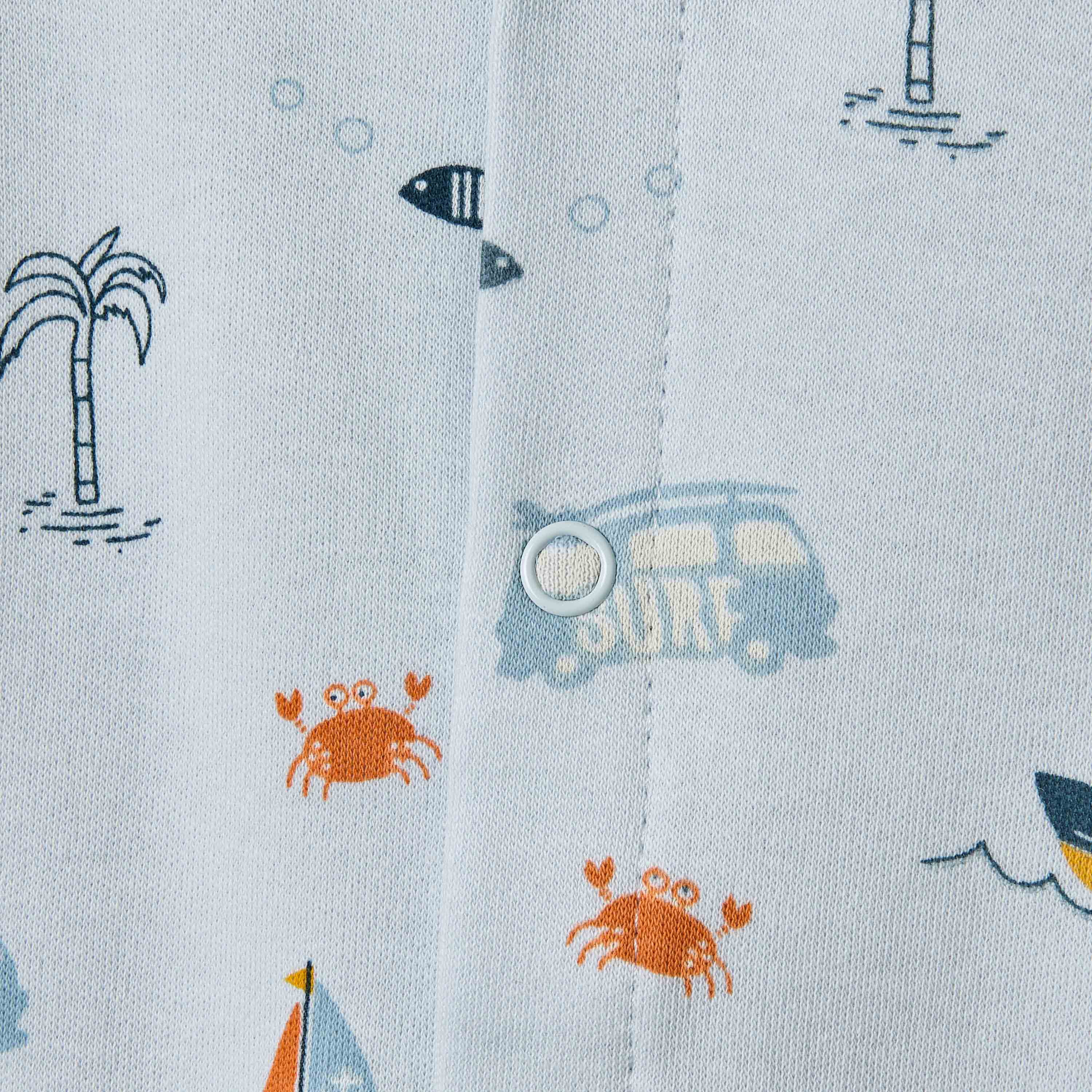 رومبر بأكمام قصيرة وطبعات من جونيورز-baby-boys-clothing-rompers-image-5