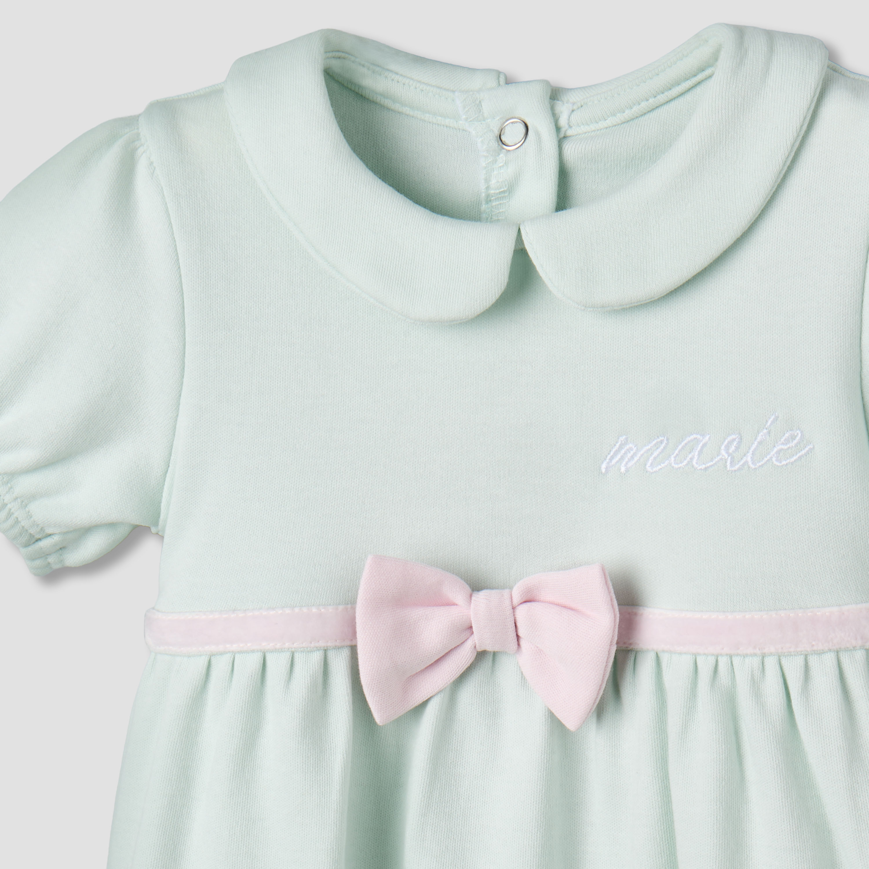 Disney Peter Pan Collar Short Sleeves Dress with Marie Print-baby-girls-clothing-dressesandjumpsuits-image-4