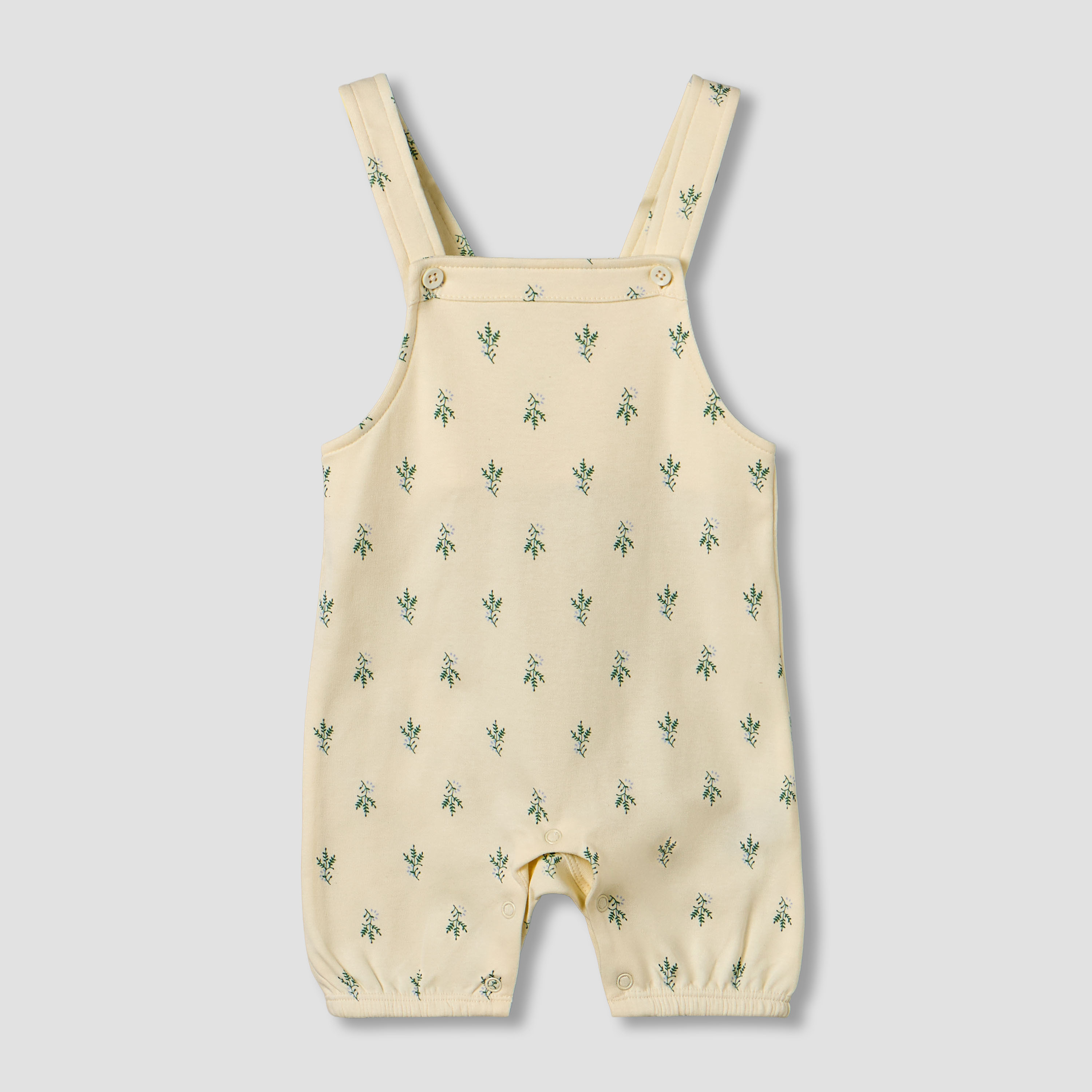 Juniors Short Sleeves T-shirt and Dungaree Set with Floral Print-baby-girls-clothing-setsandcoords-image-3