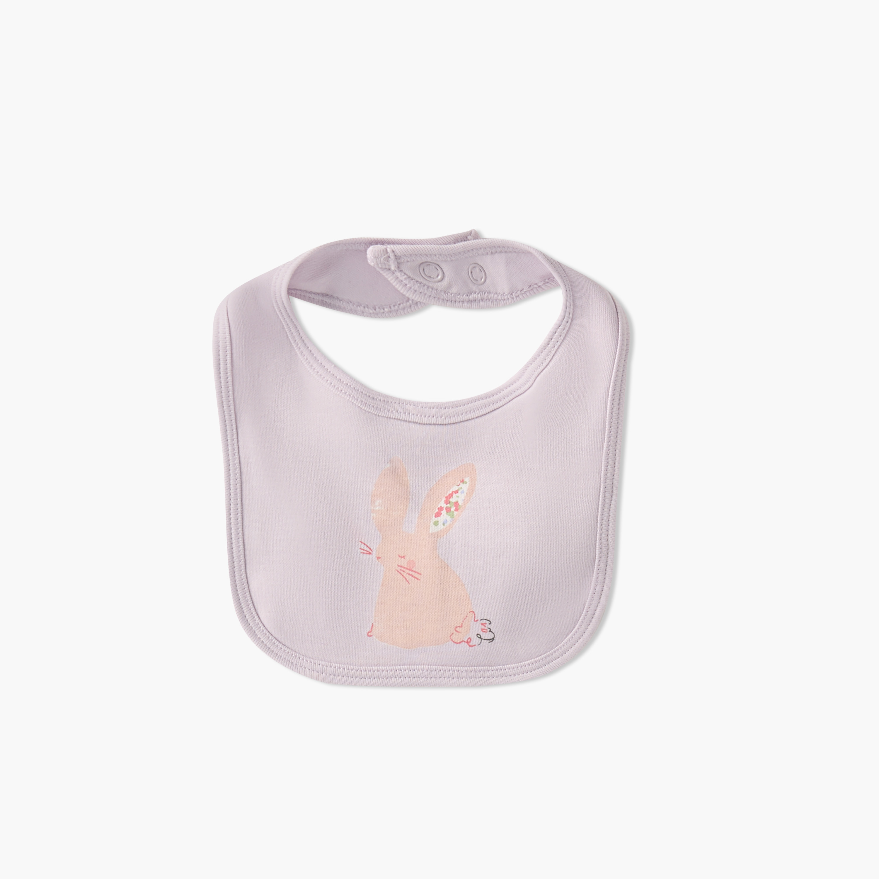 Juniors Printed Bib with Snap Button Closure - Set of 2-baby-feeding-bibs-image-2