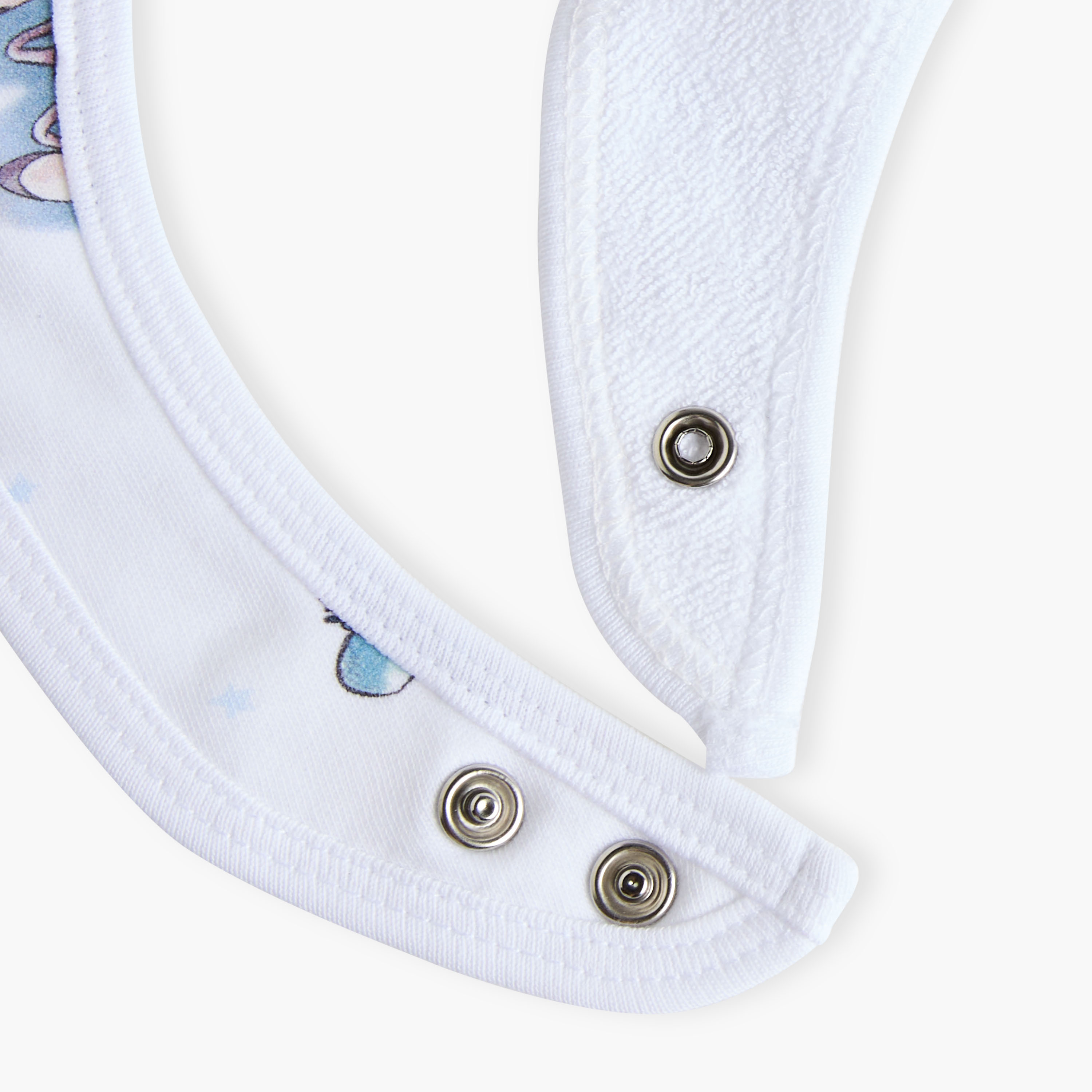مرايل بطبعات أنجل وستيتش مع أزرار إغلاق كبس من ديزني - طقم من قطعتين-baby-feeding-bibs-image-6