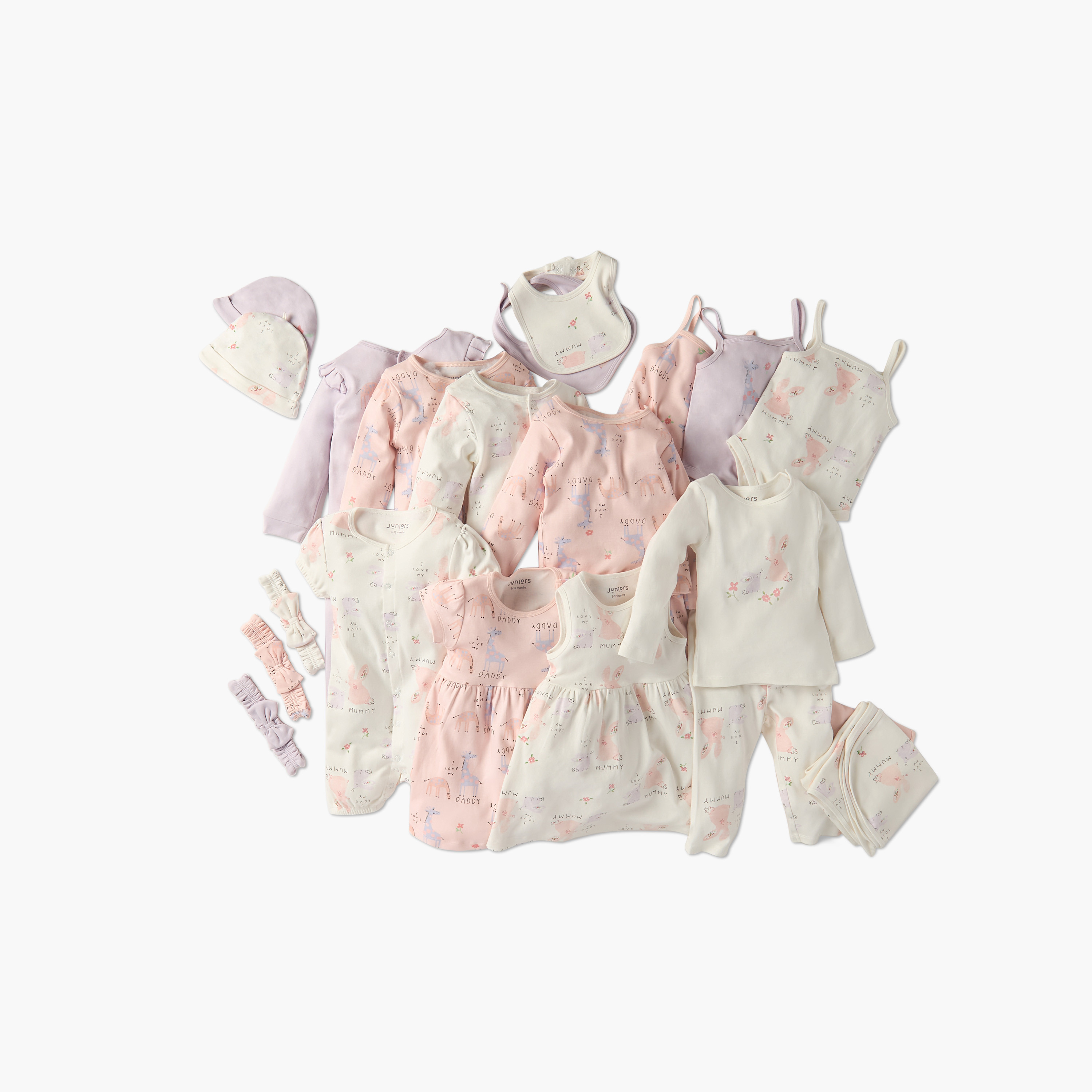 طقم قبعات بيني بطبعات من جونيورز-baby-girls-accessories-caps-image-6