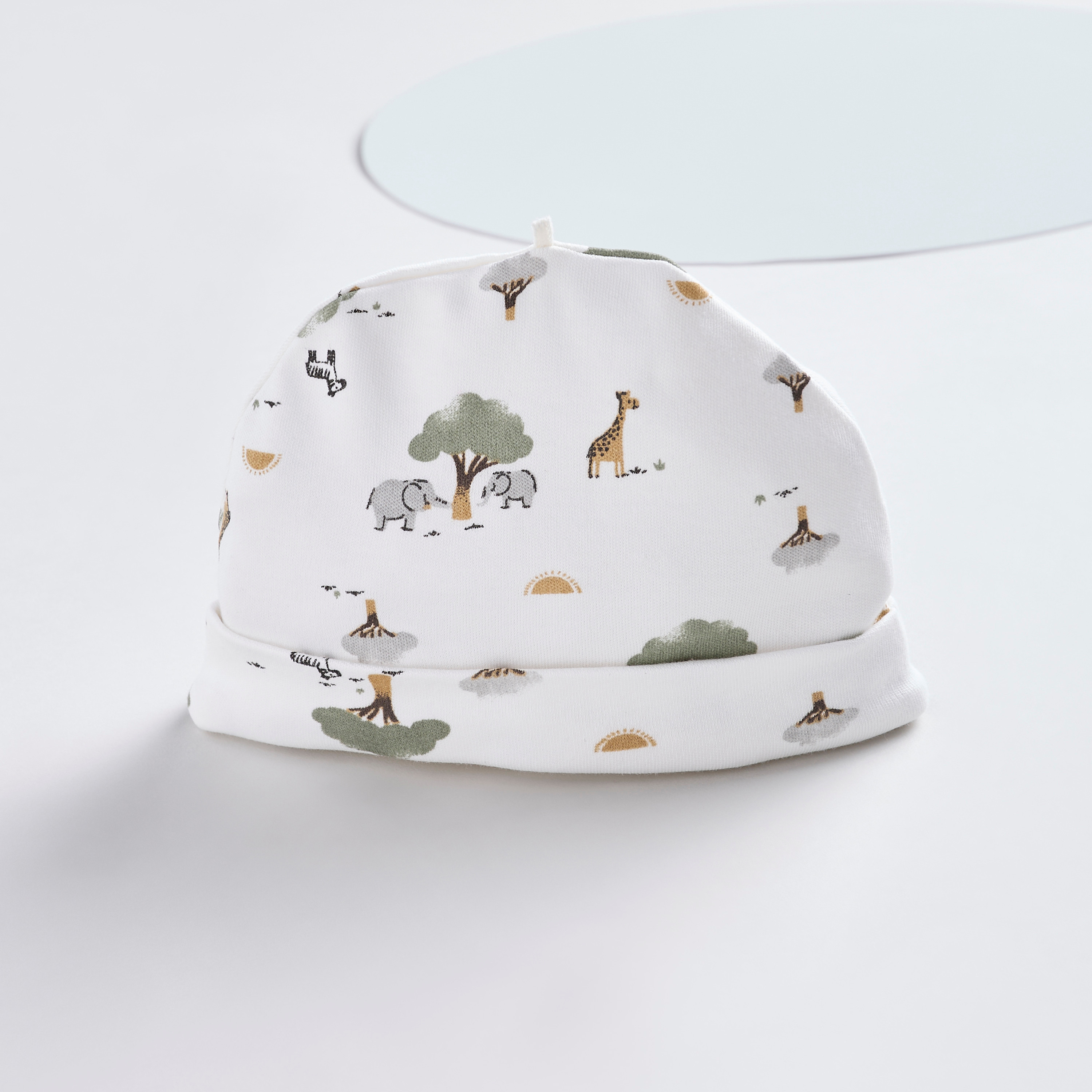 Juniors Printed Beanie - Set of 2-baby-boys-accessories-caps-image-2