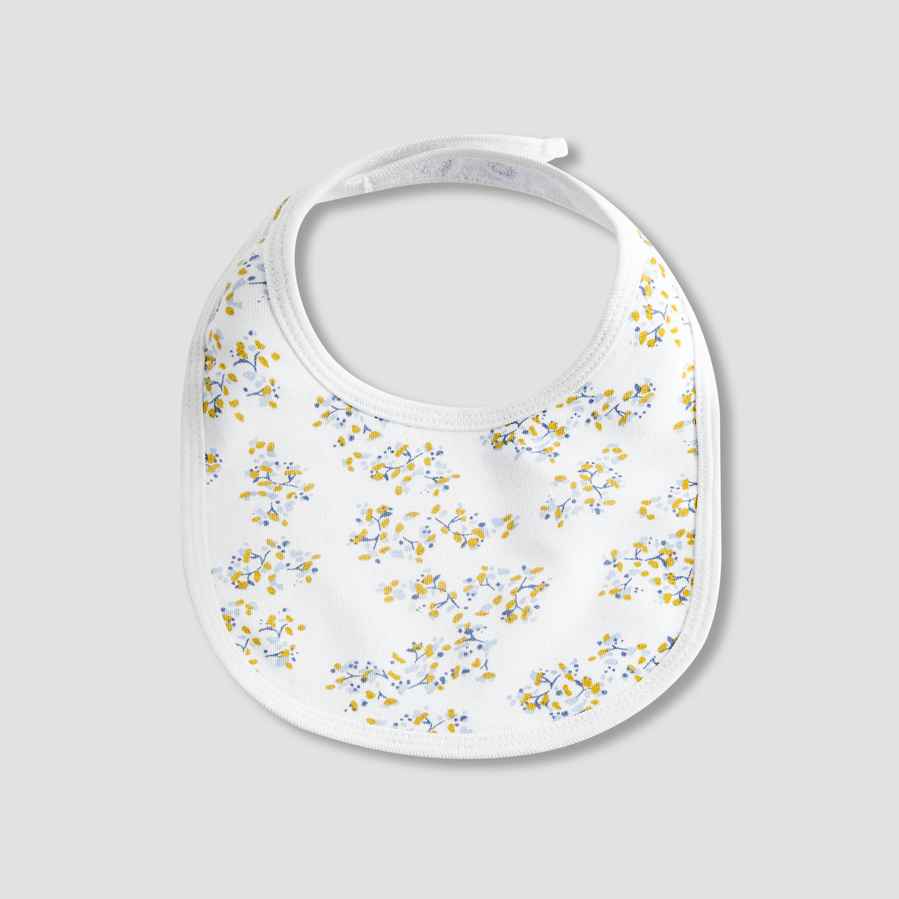 Pack of 2 Juniors Baby Bib with Snap Buttons-baby-feeding-bibs-image-3