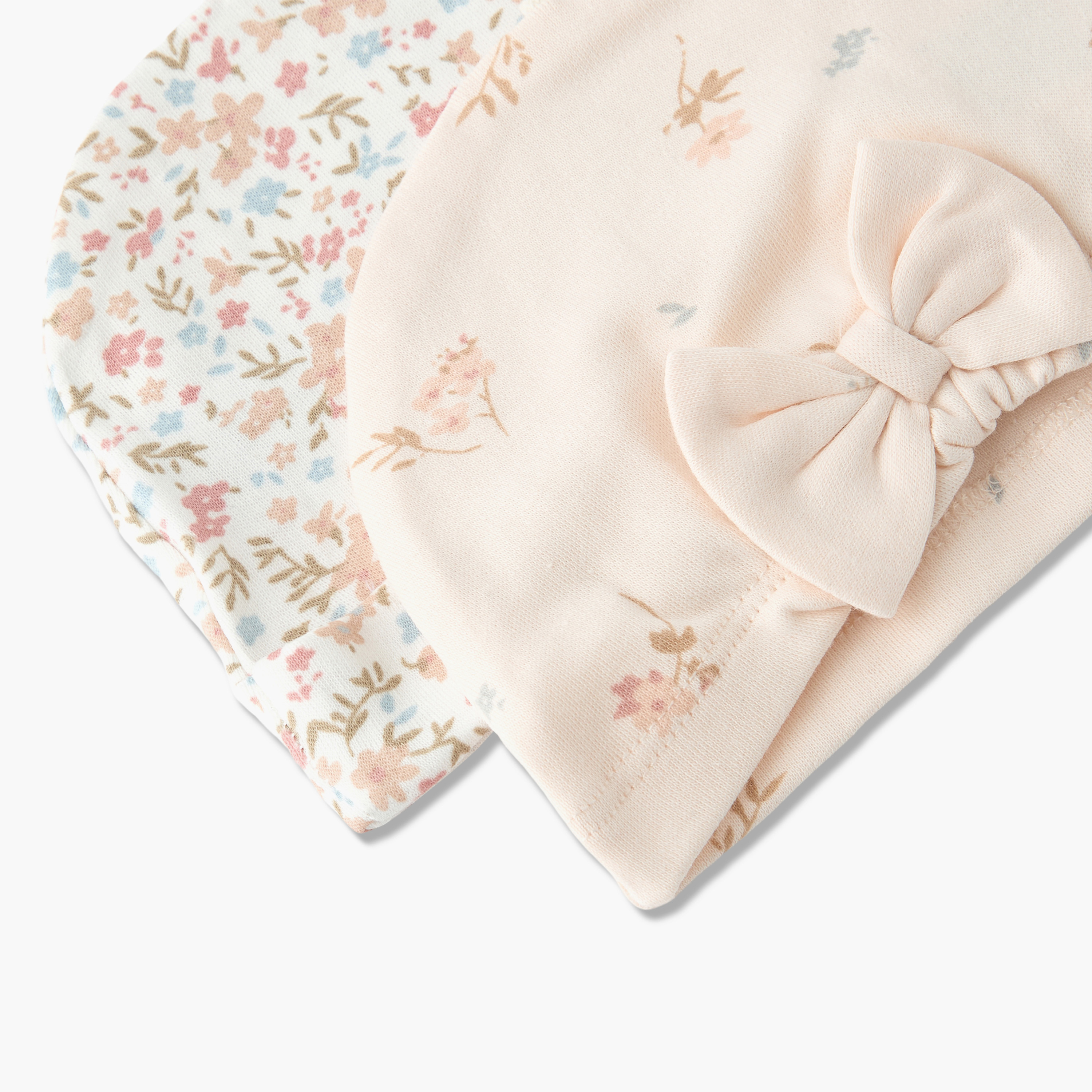 كابات بطبعات أزهار من جونيورز - عبوة من قطعتين-baby-girls-accessories-caps-image-6