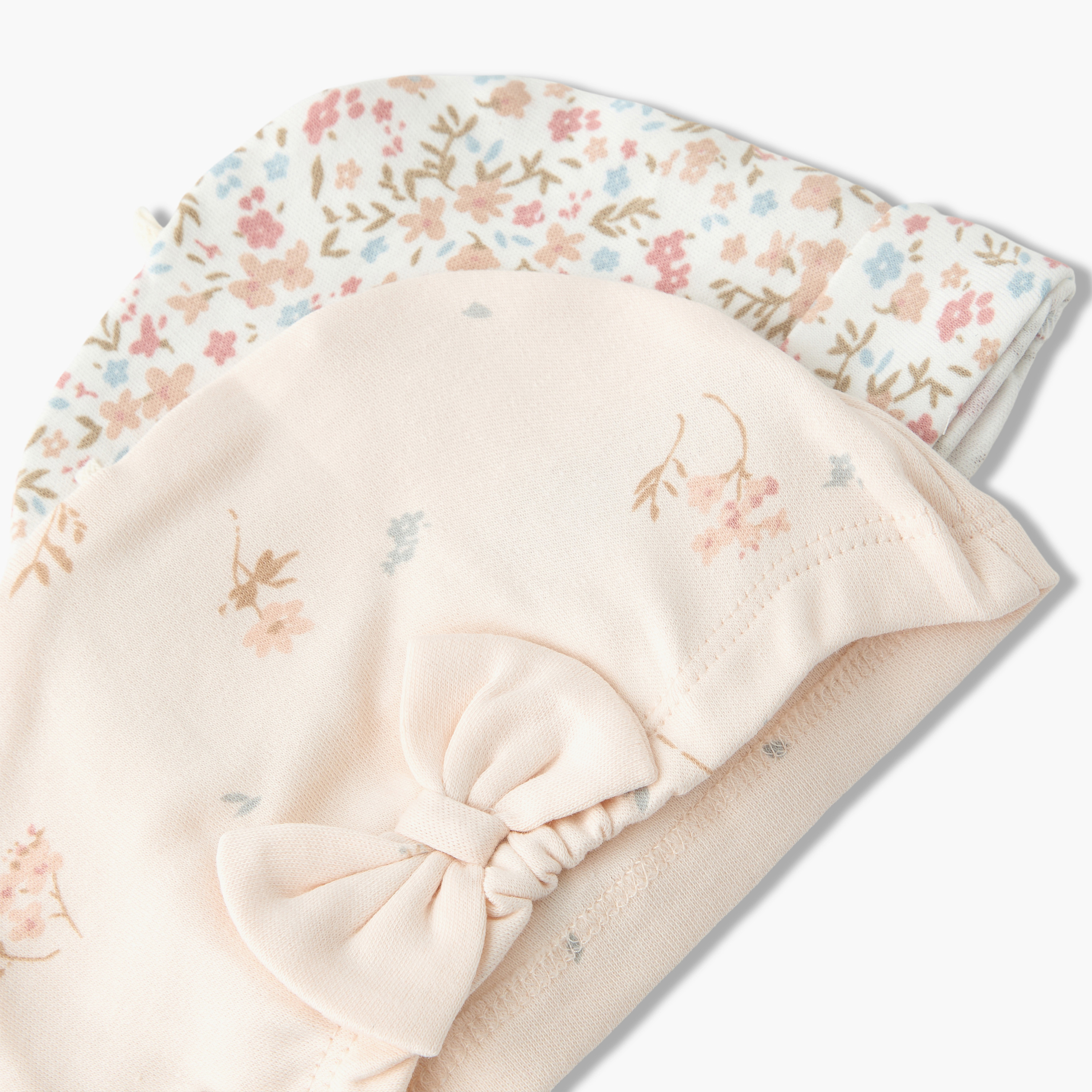 كابات بطبعات أزهار من جونيورز - عبوة من قطعتين-baby-girls-accessories-caps-image-7