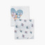 بطانية لحديثي الولادة بطبعات أنجيل وستيتيش من ديزني - قطعتان - 60x60 سم-baby-nursery-blanketsandswaddles-receivingblankets-image-3