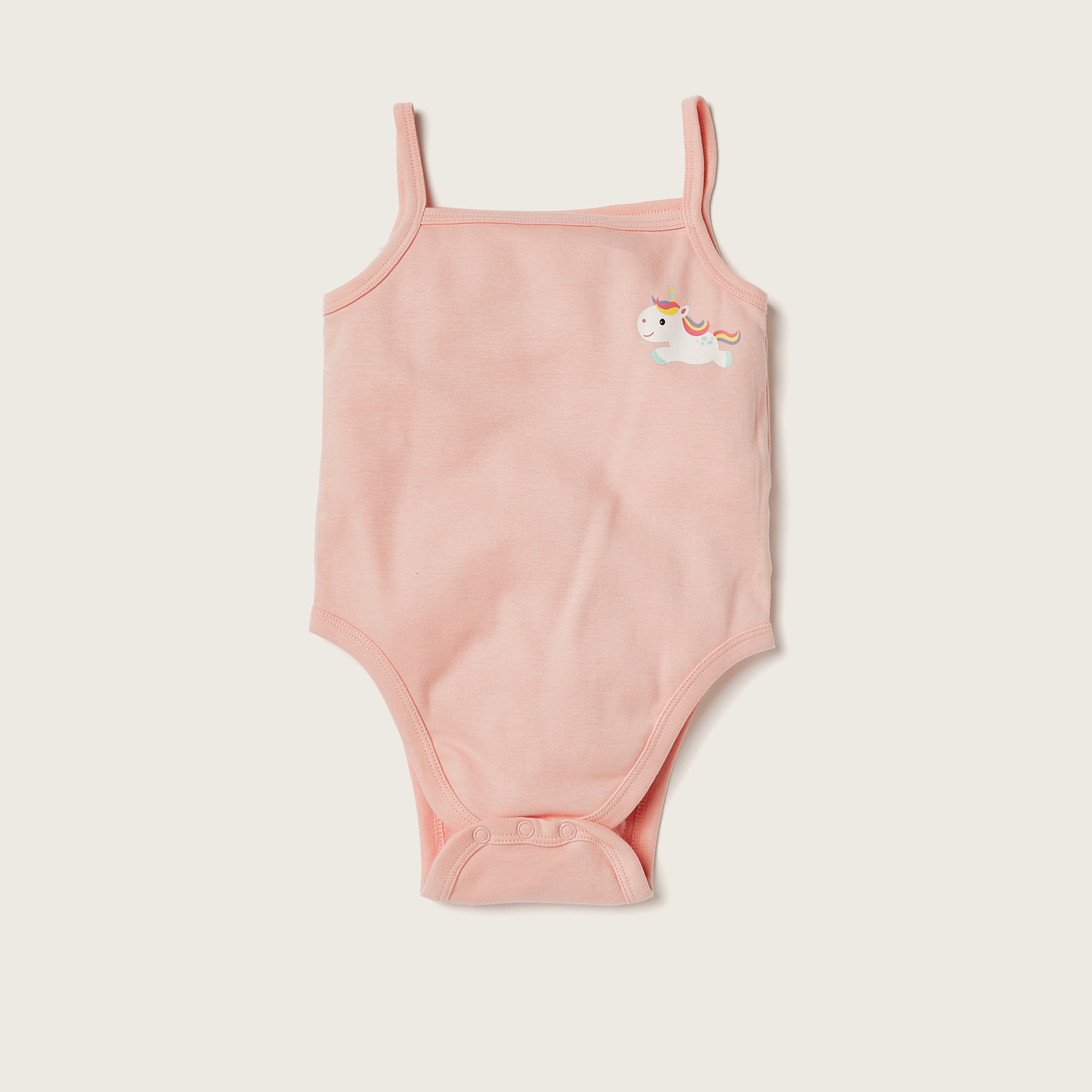 Juniors Printed Sleeveless Bodysuit - Set of 3-baby-girls-clothing-bodysuits-image-3