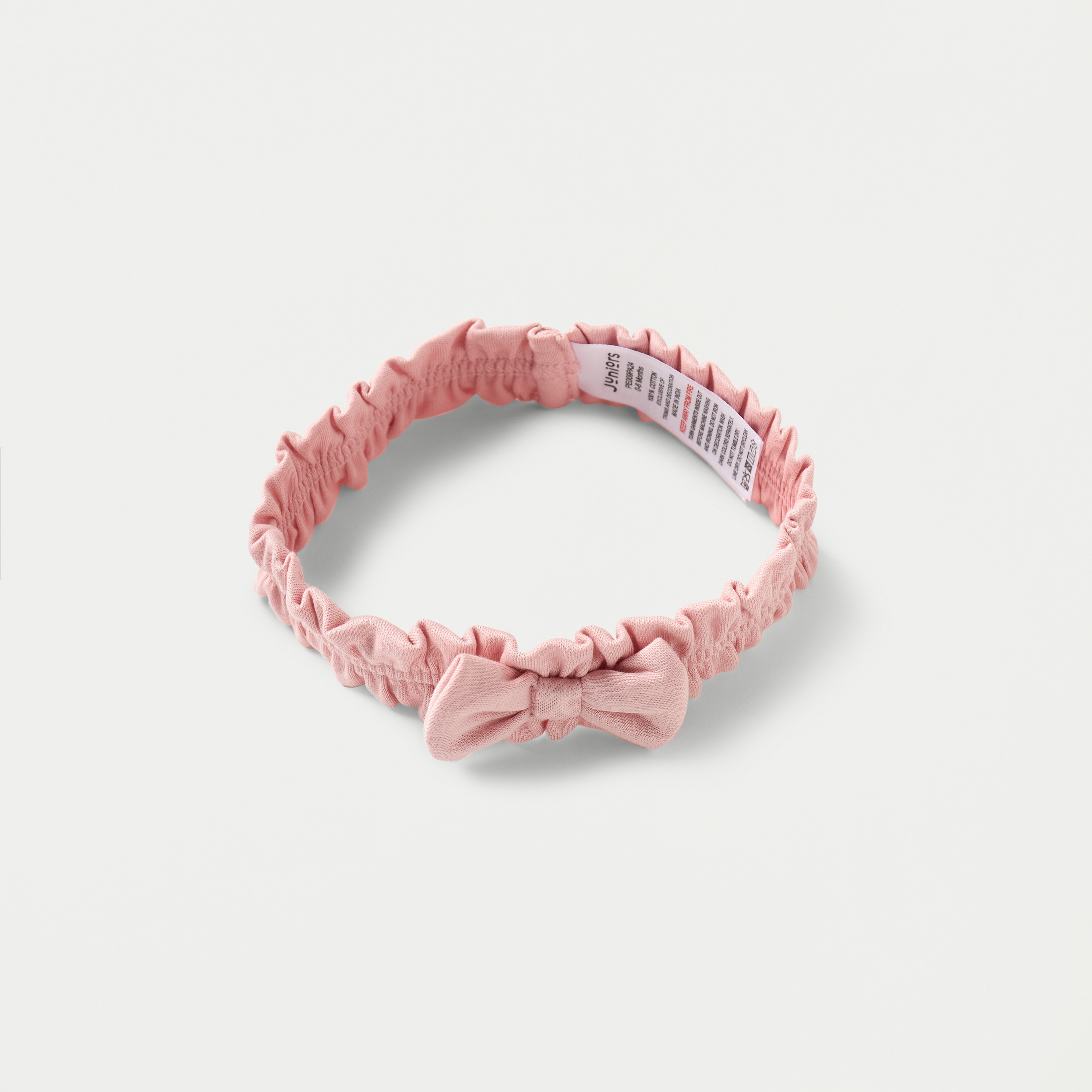 شريطة رأس مطاطية بطبعات زهور مع زينة فيونكة من جونيورز - طقم من 3 قطع-baby-girls-accessories-hairaccessories-image-2