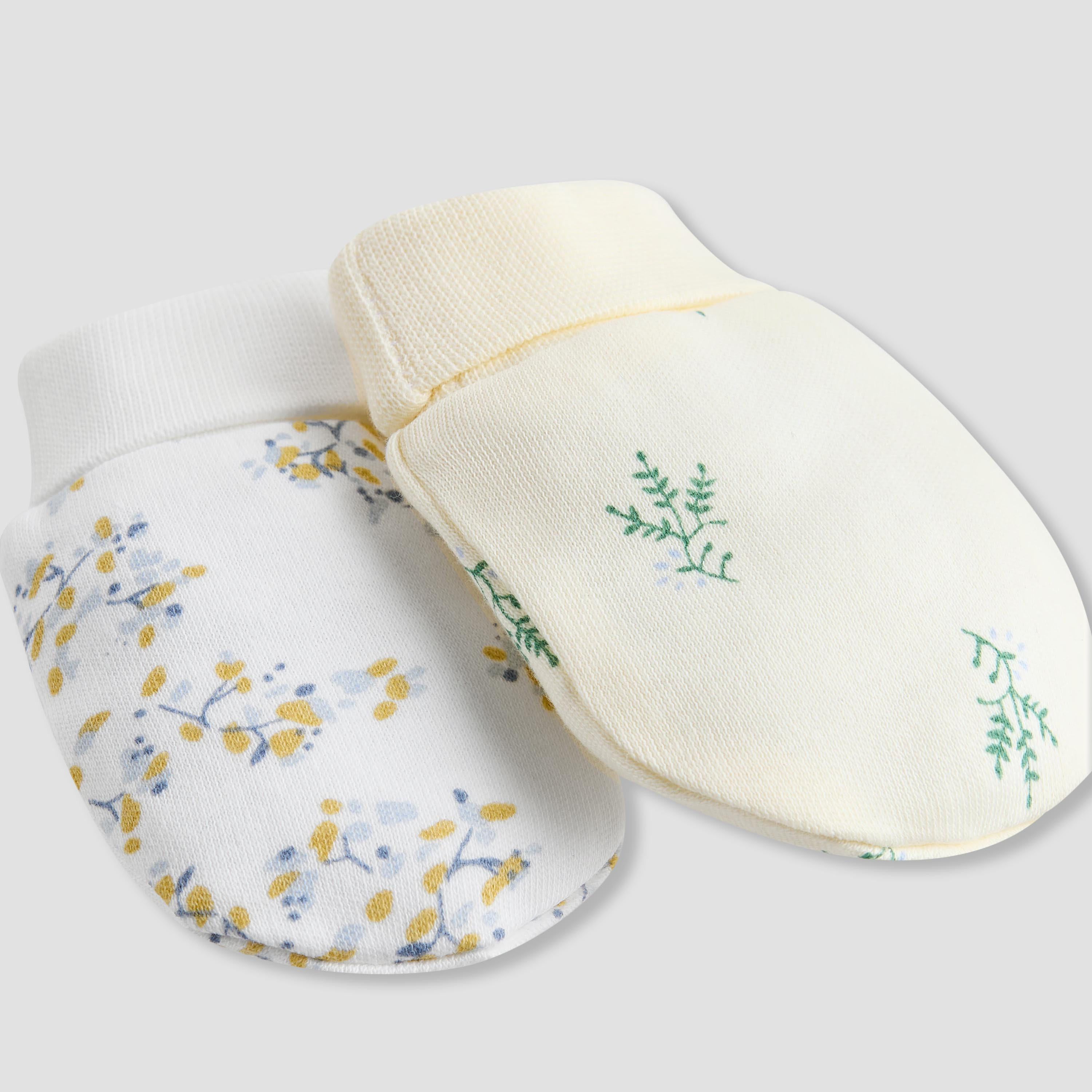Pack of 2 Juniors Mittens with Floral Print, 0-36 Months-baby-girls-accessories-mittens-image-6